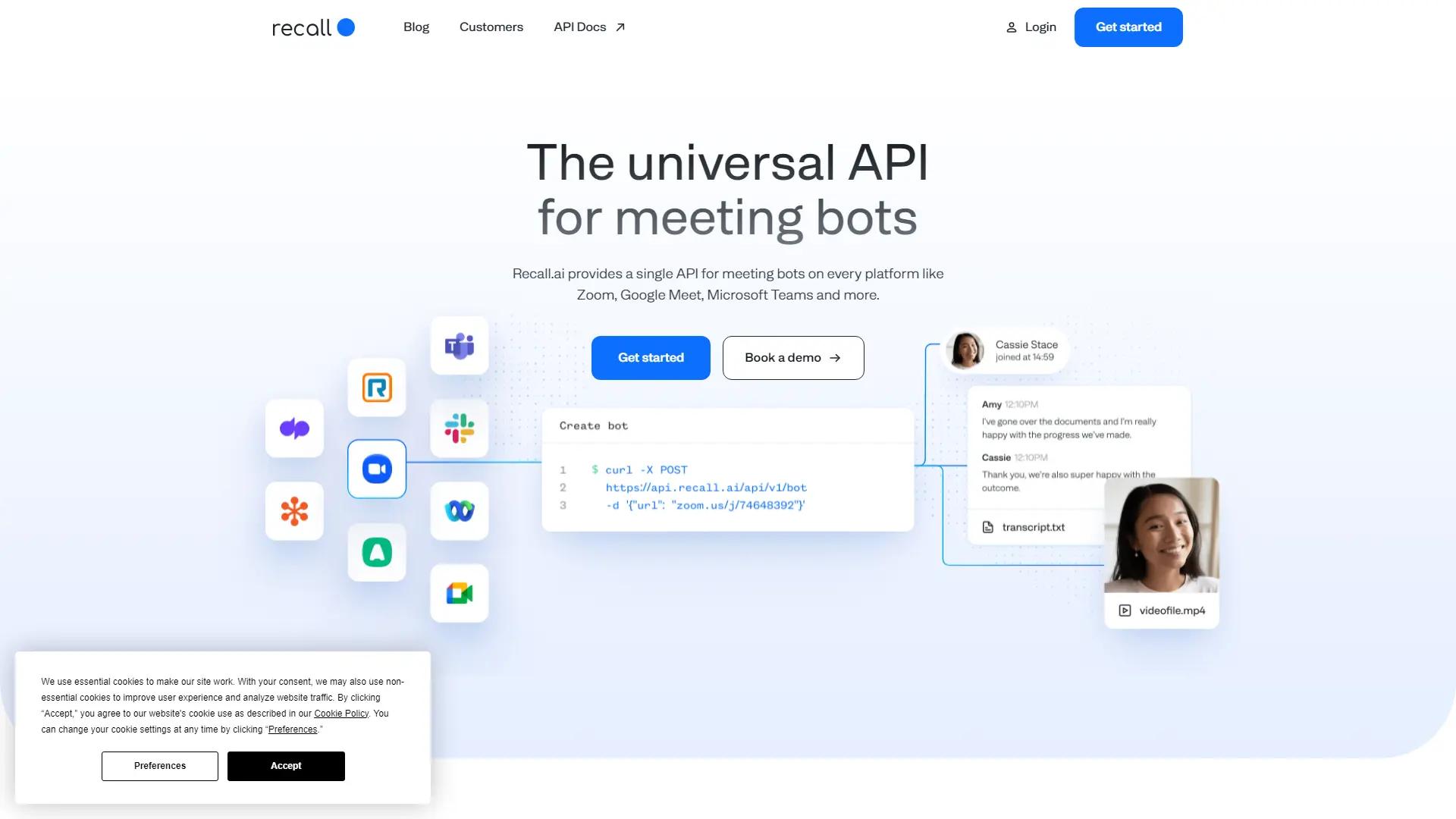 Recall.ai screenshot