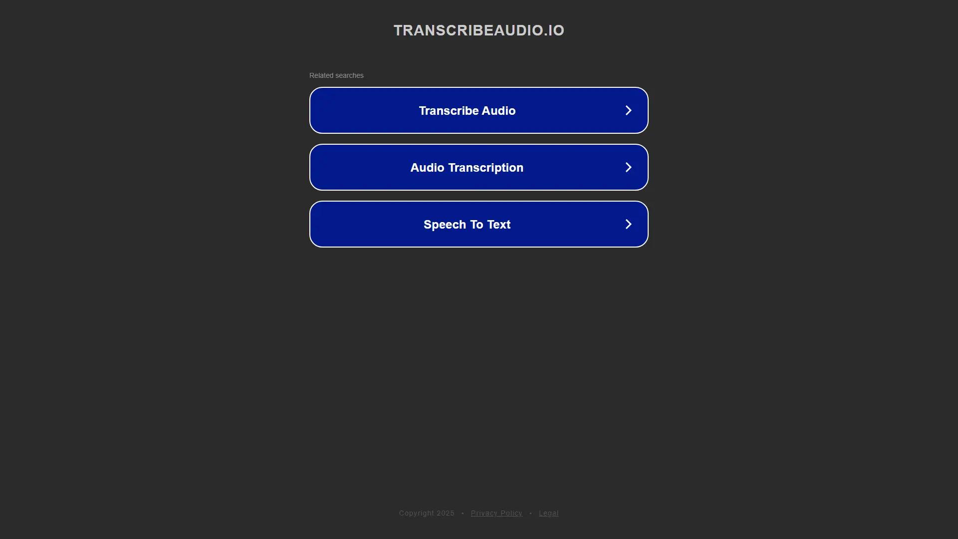 TranscribeAudio screenshot