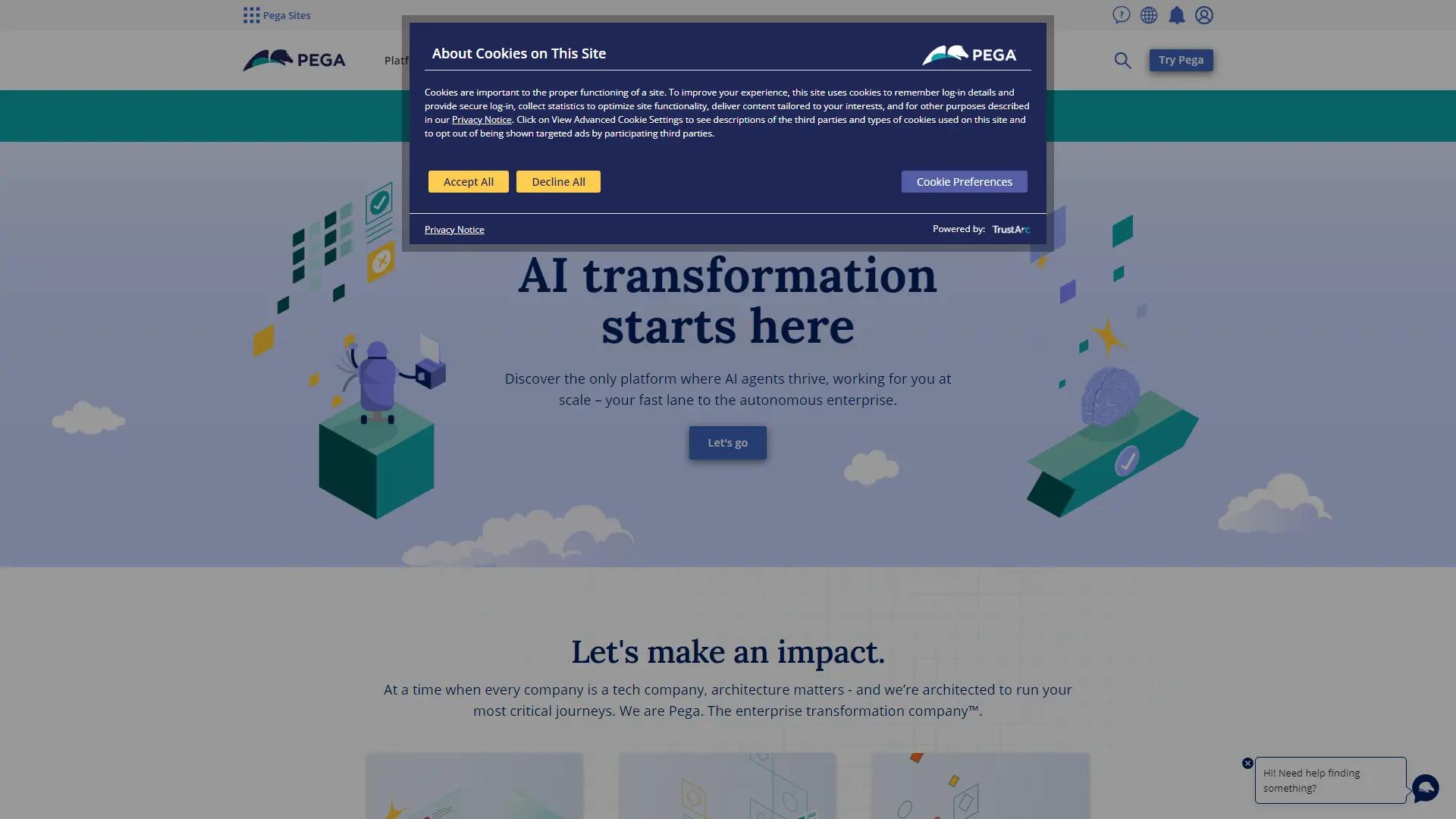 Pega Systems screenshot