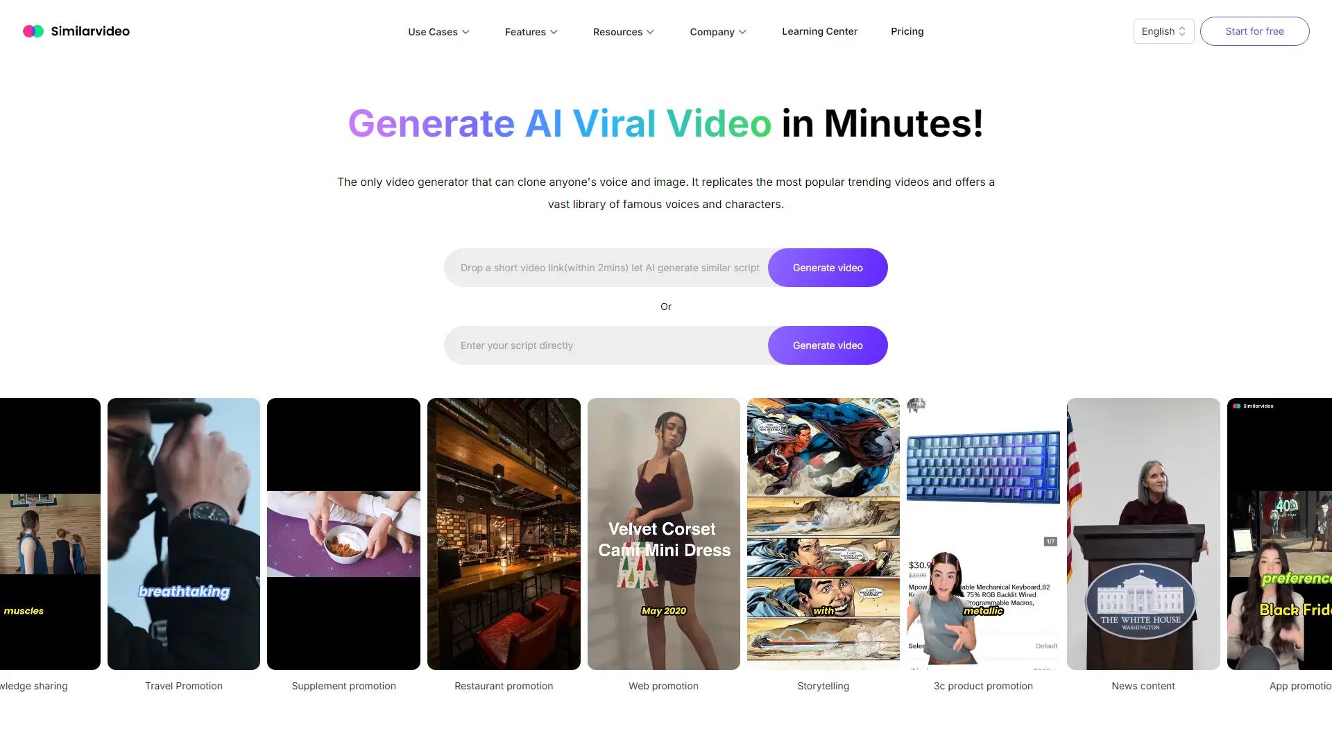 Similarvideo screenshot