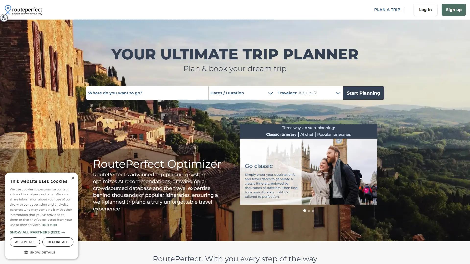 Routeperfect screenshot