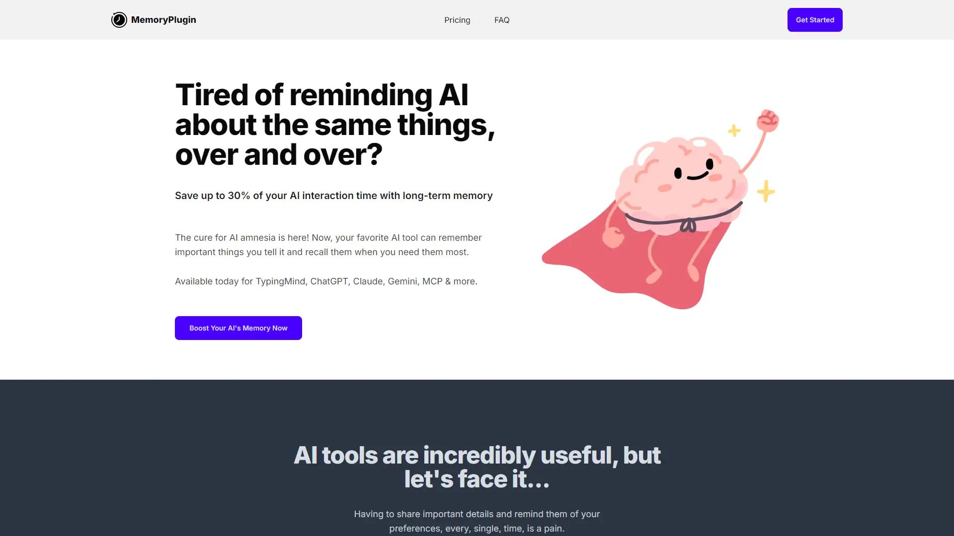 MemoryPlugin screenshot