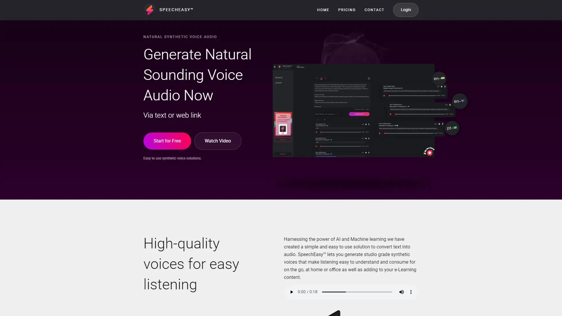 SpeechEasy screenshot