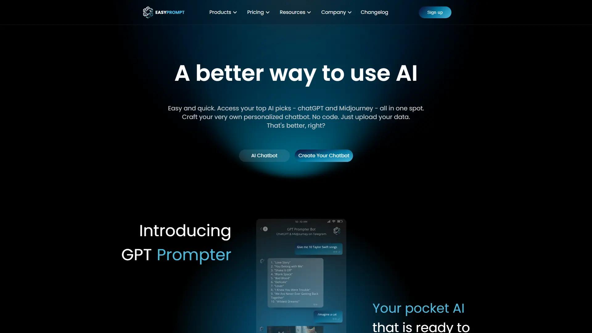 EasyPrompt screenshot