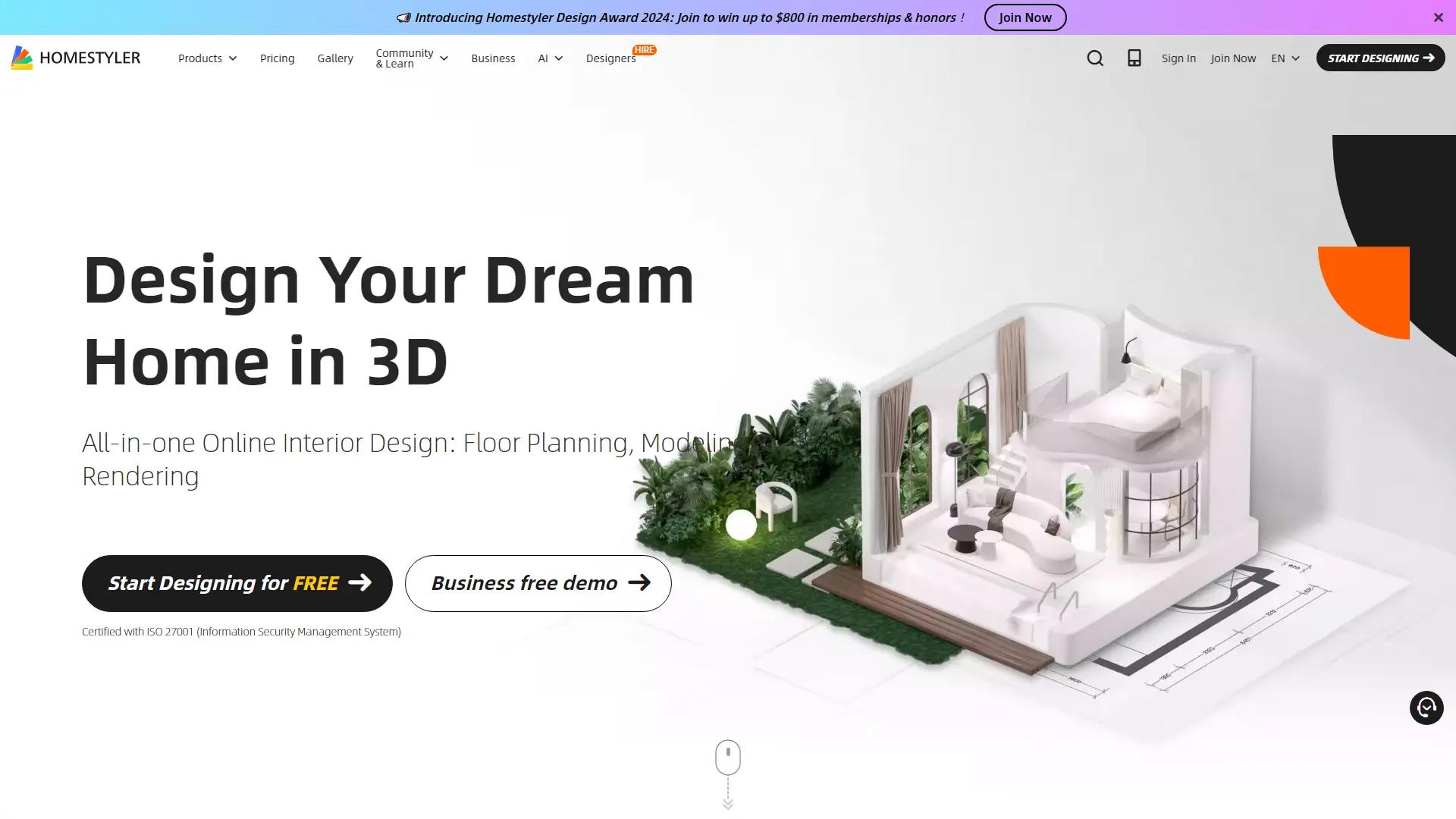 HomeStyler AI screenshot