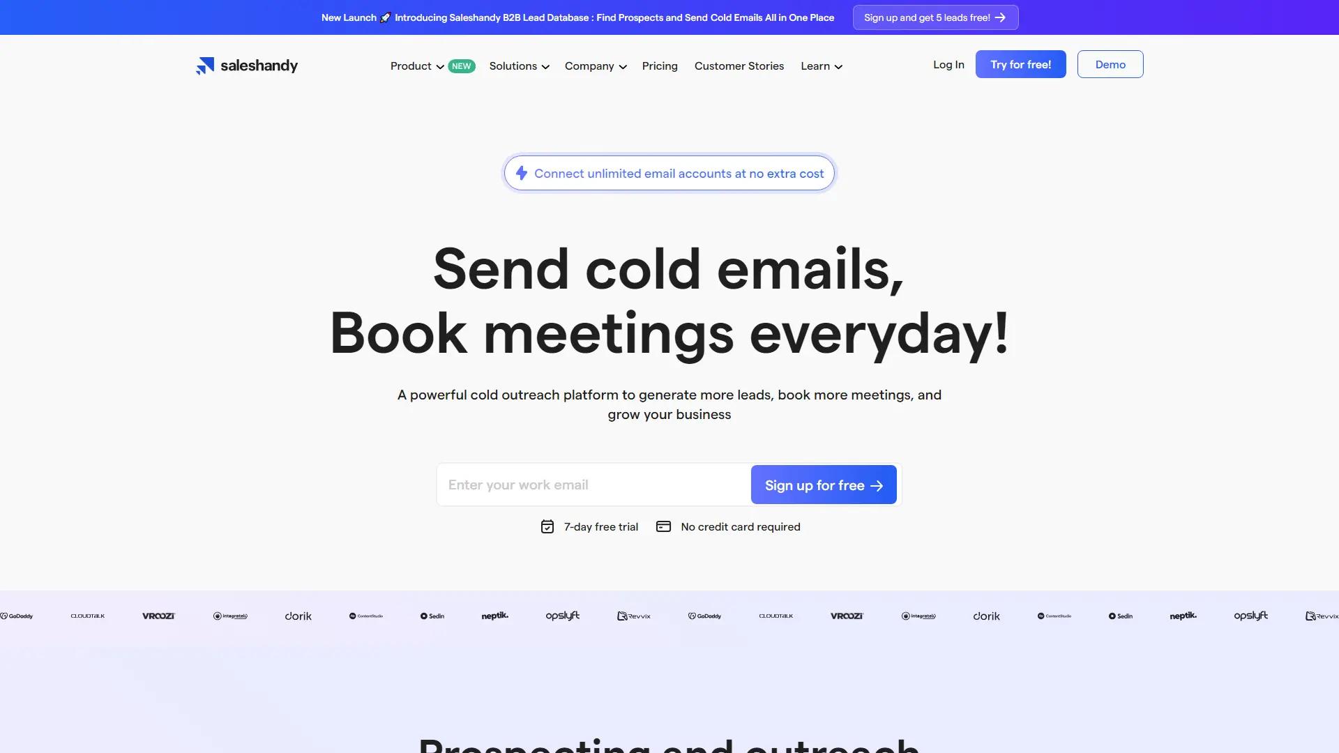 Saleshandy screenshot