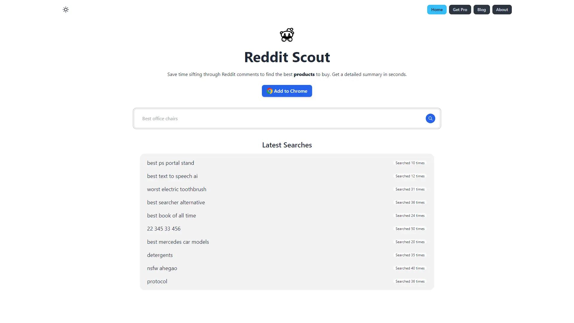 Reddit Scout screenshot