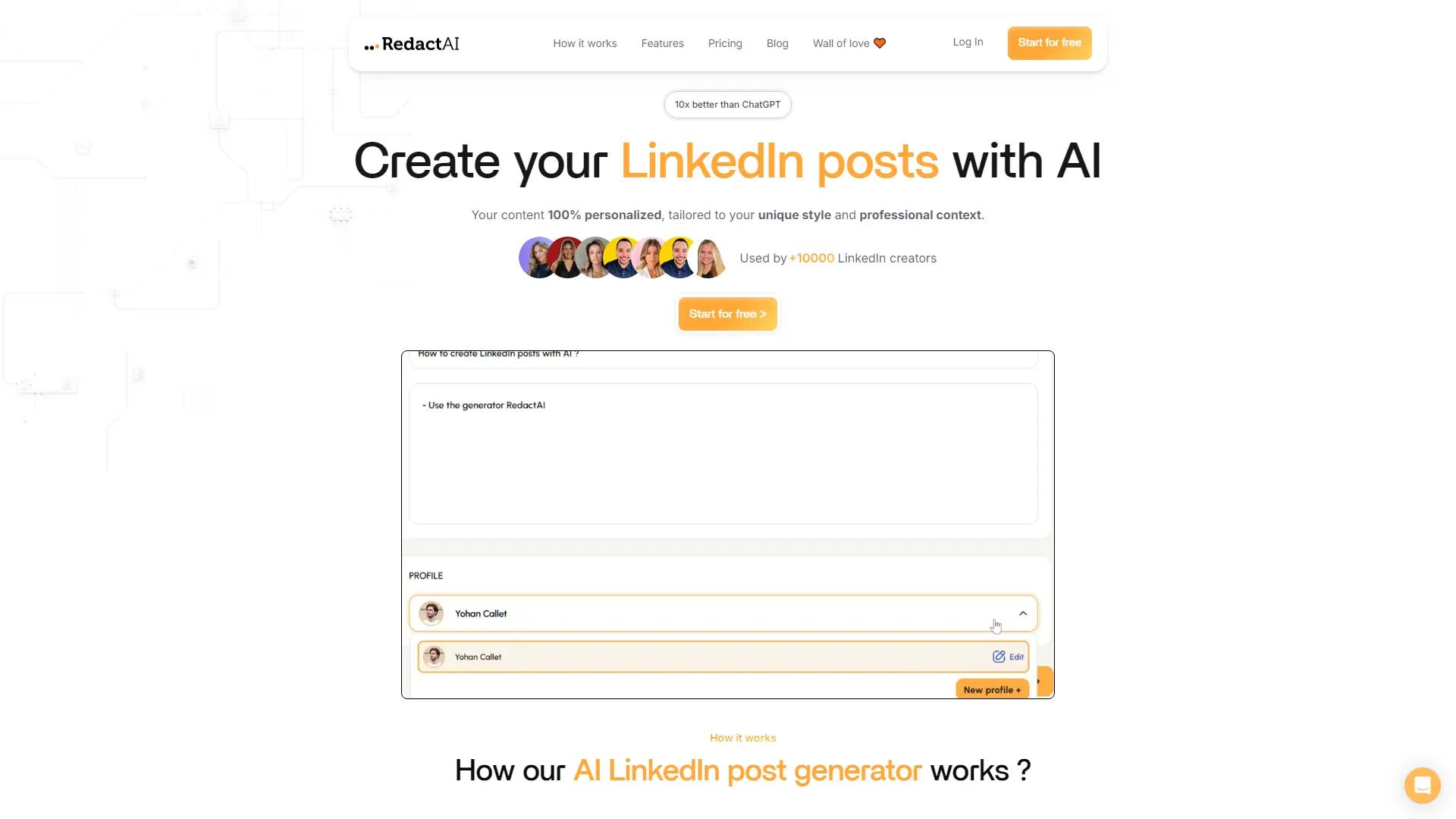Redactai.Io screenshot