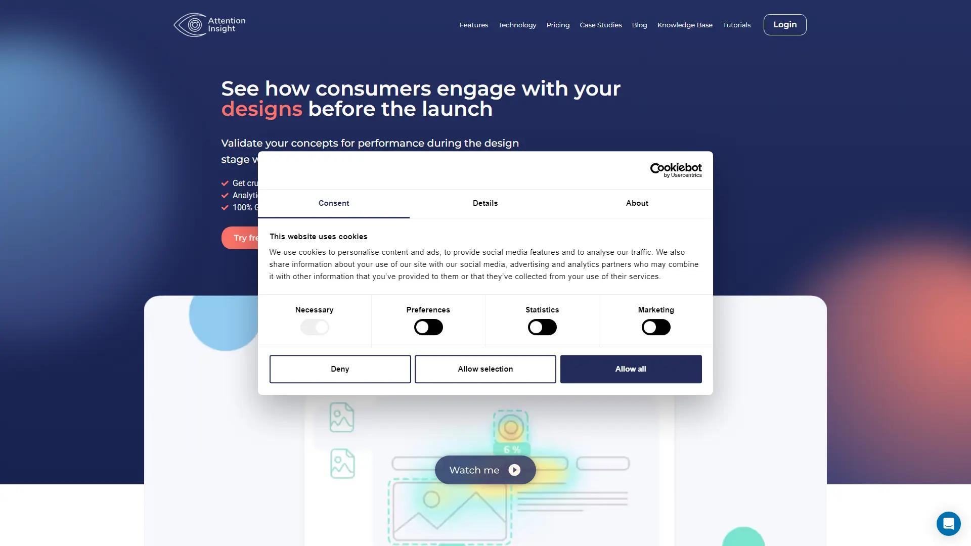 Attention Insight Heatmaps screenshot