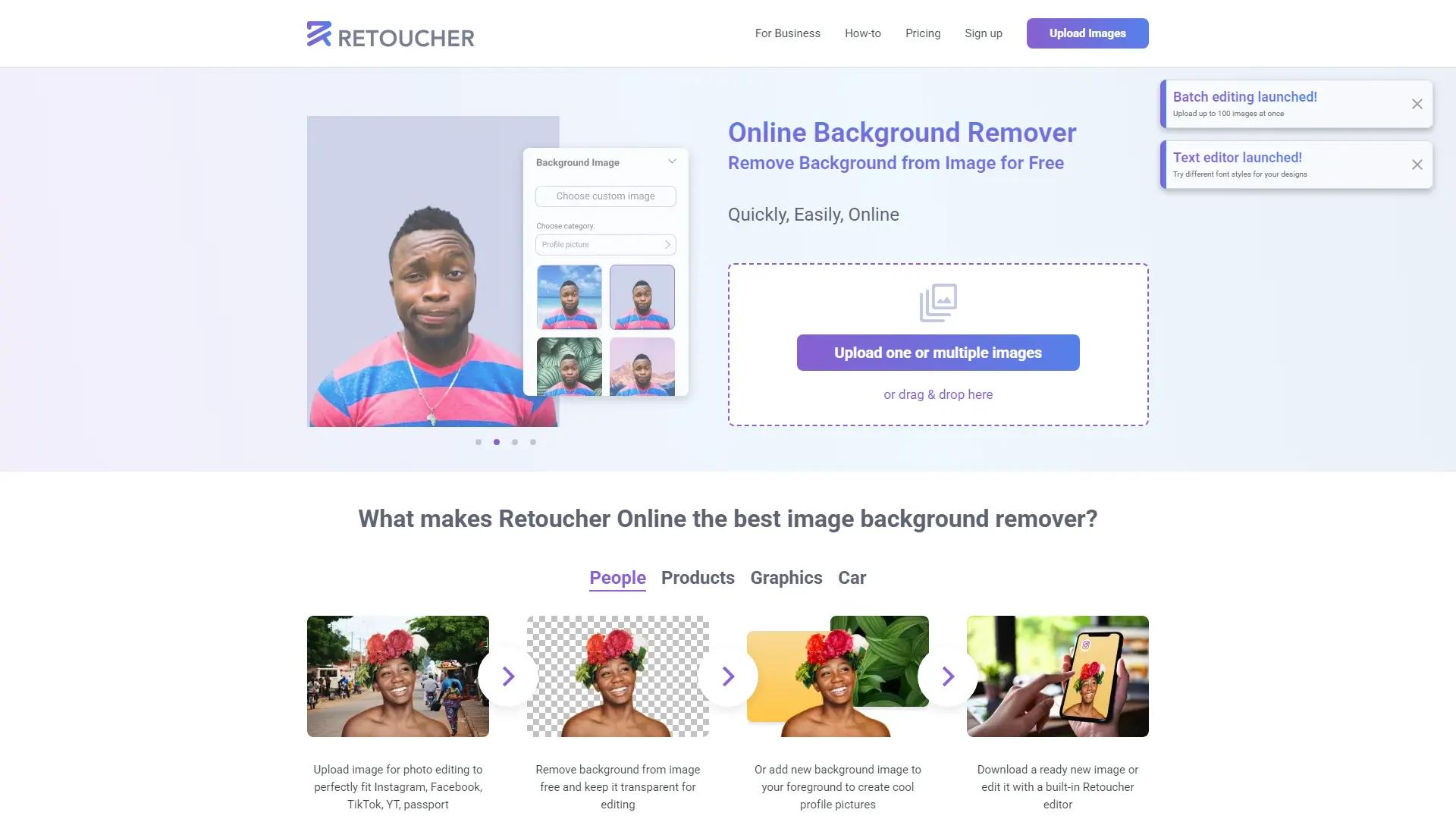 Retoucher screenshot