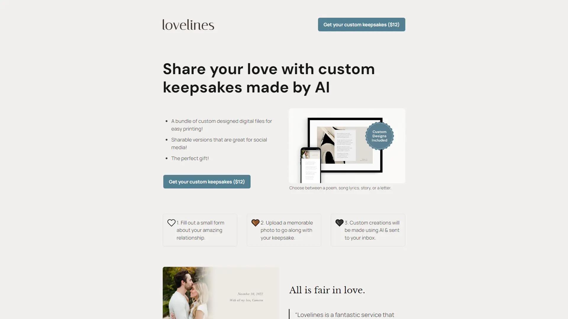 Lovelines screenshot