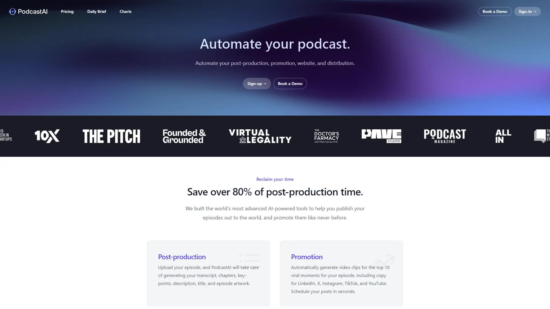 PodcastAI screenshot