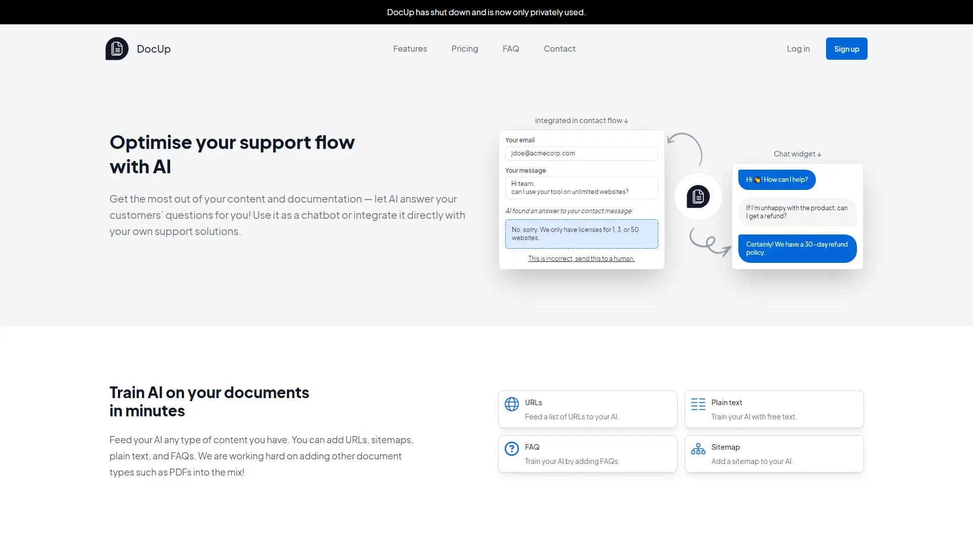 DocUp screenshot