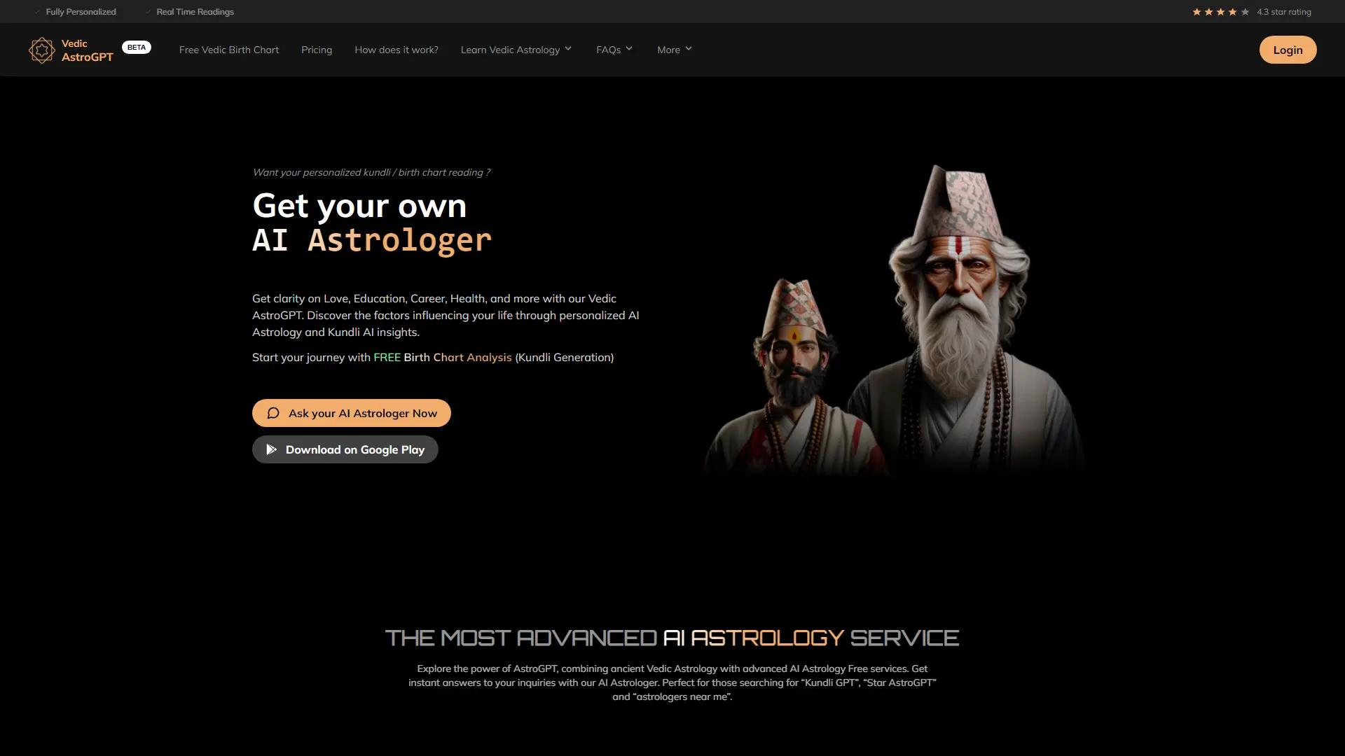 Vedic AstroGPT screenshot