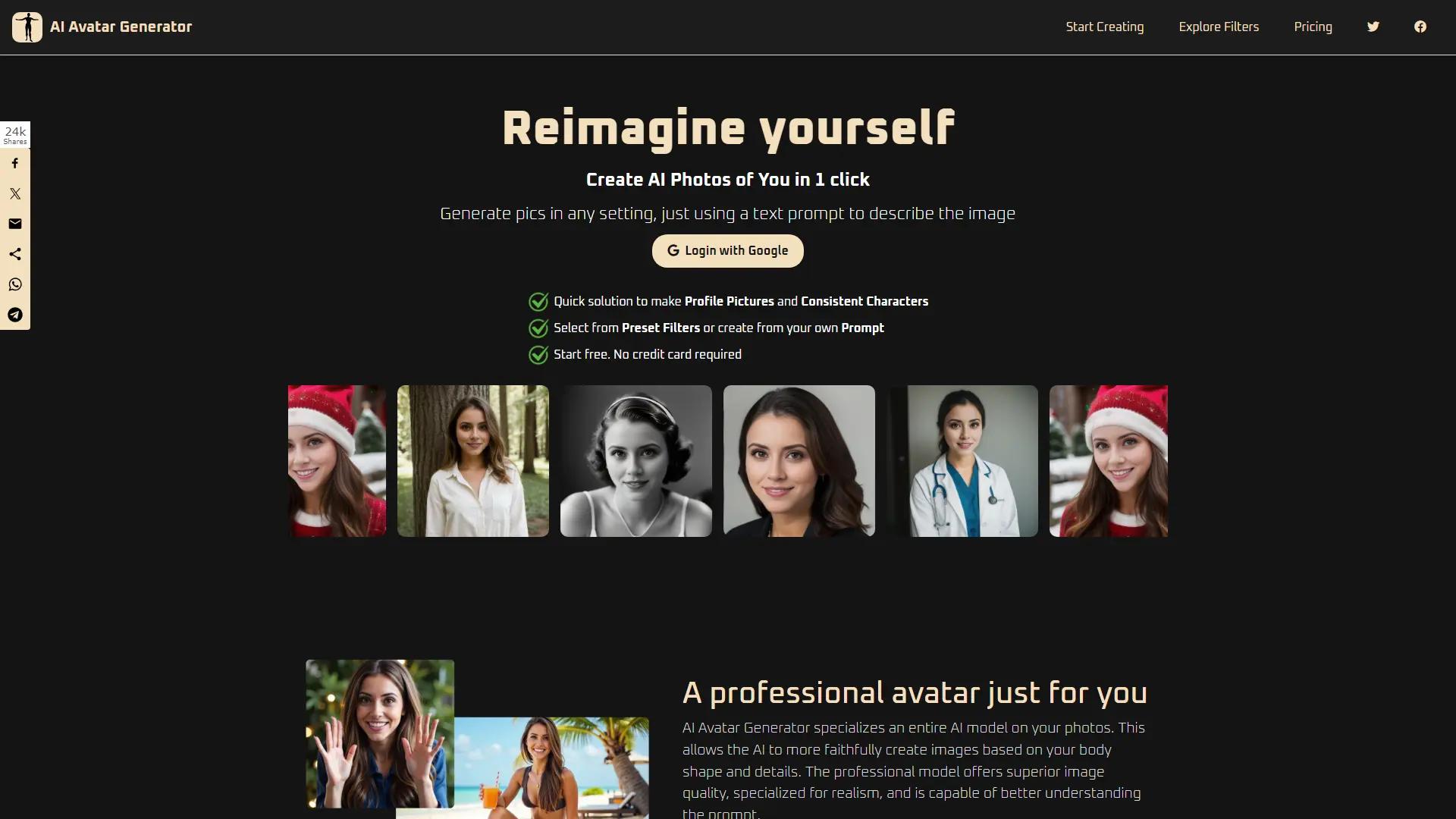 AI Avatar Generator screenshot