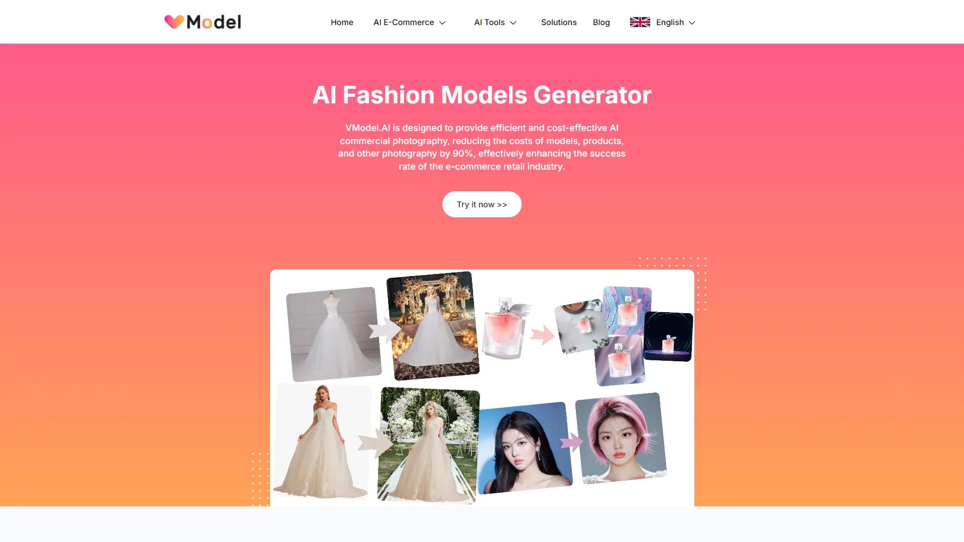 VModel - AI Fashion Models screenshot