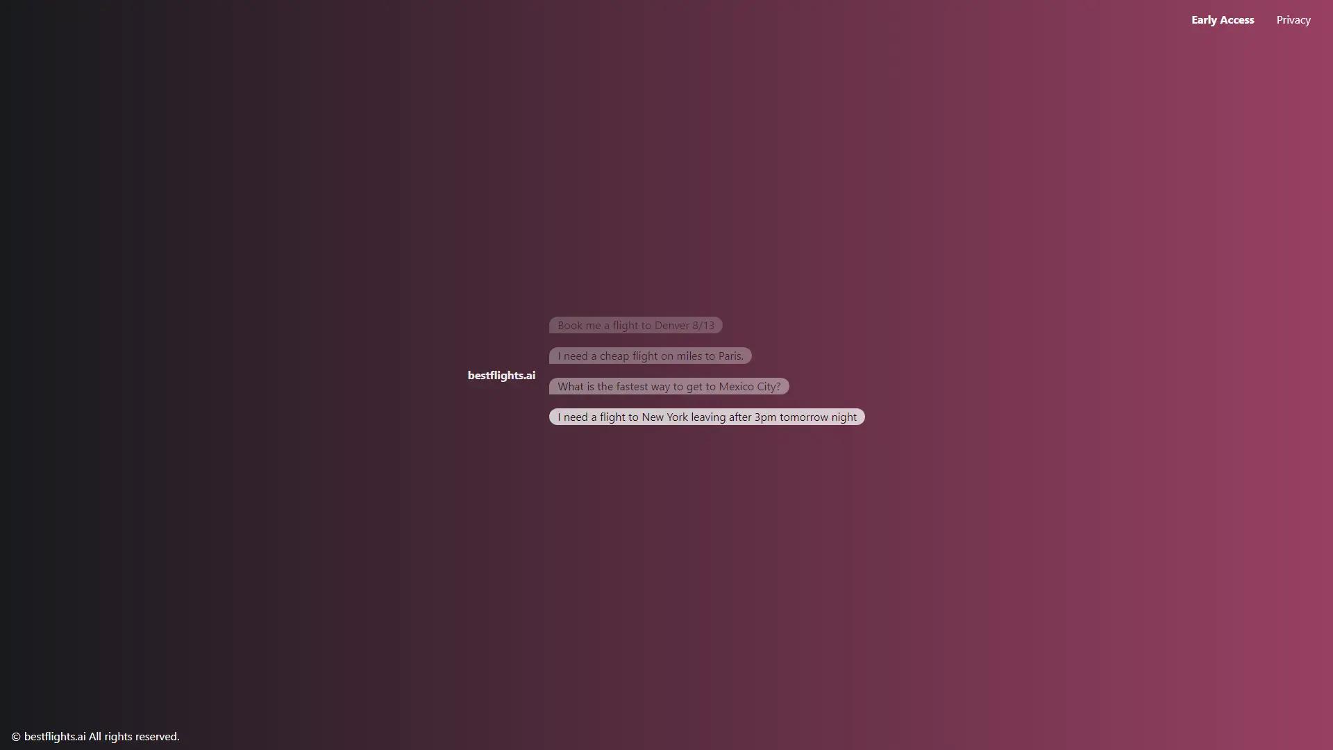 Bestflights screenshot