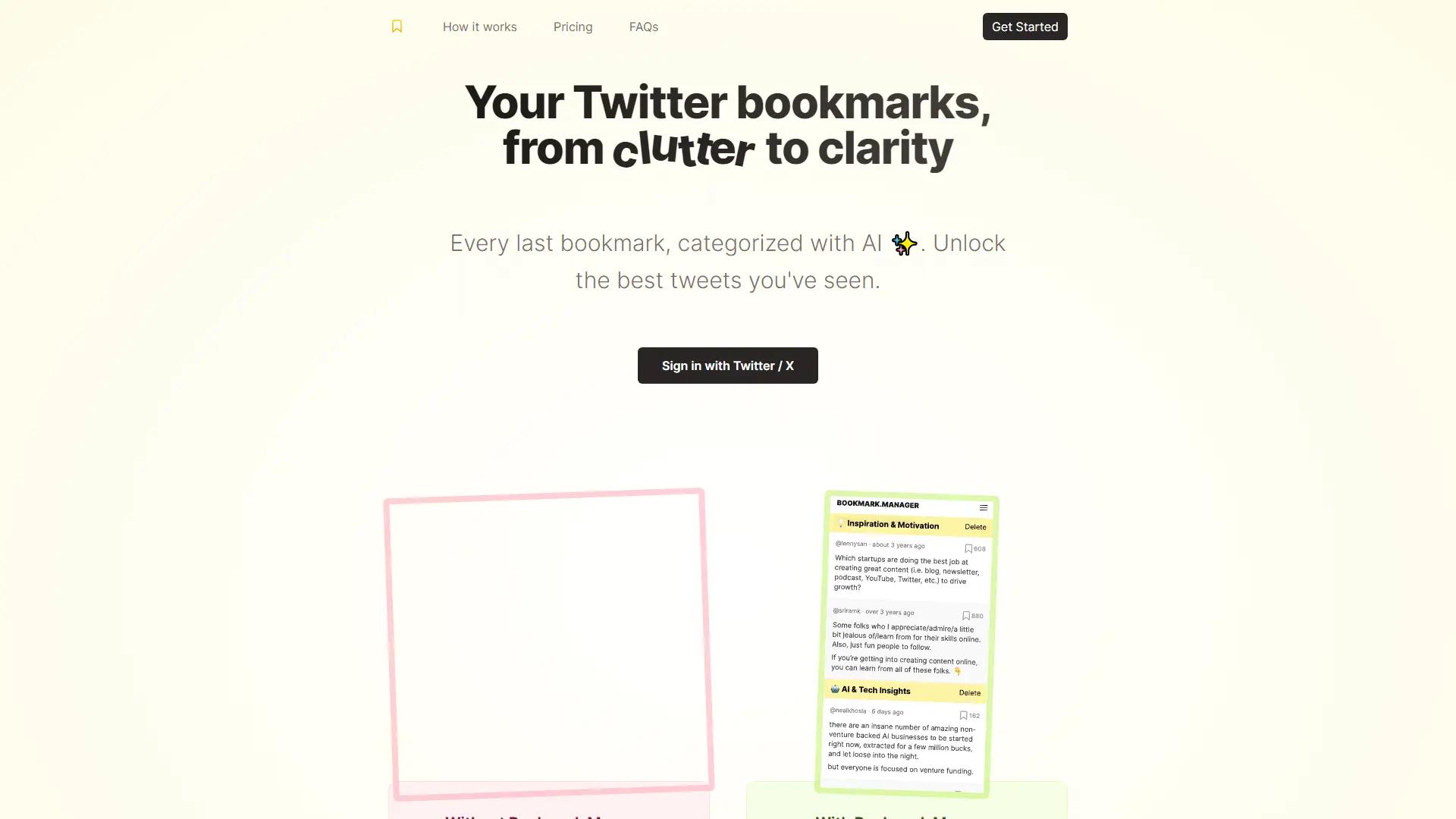 TwitterBookmarks screenshot