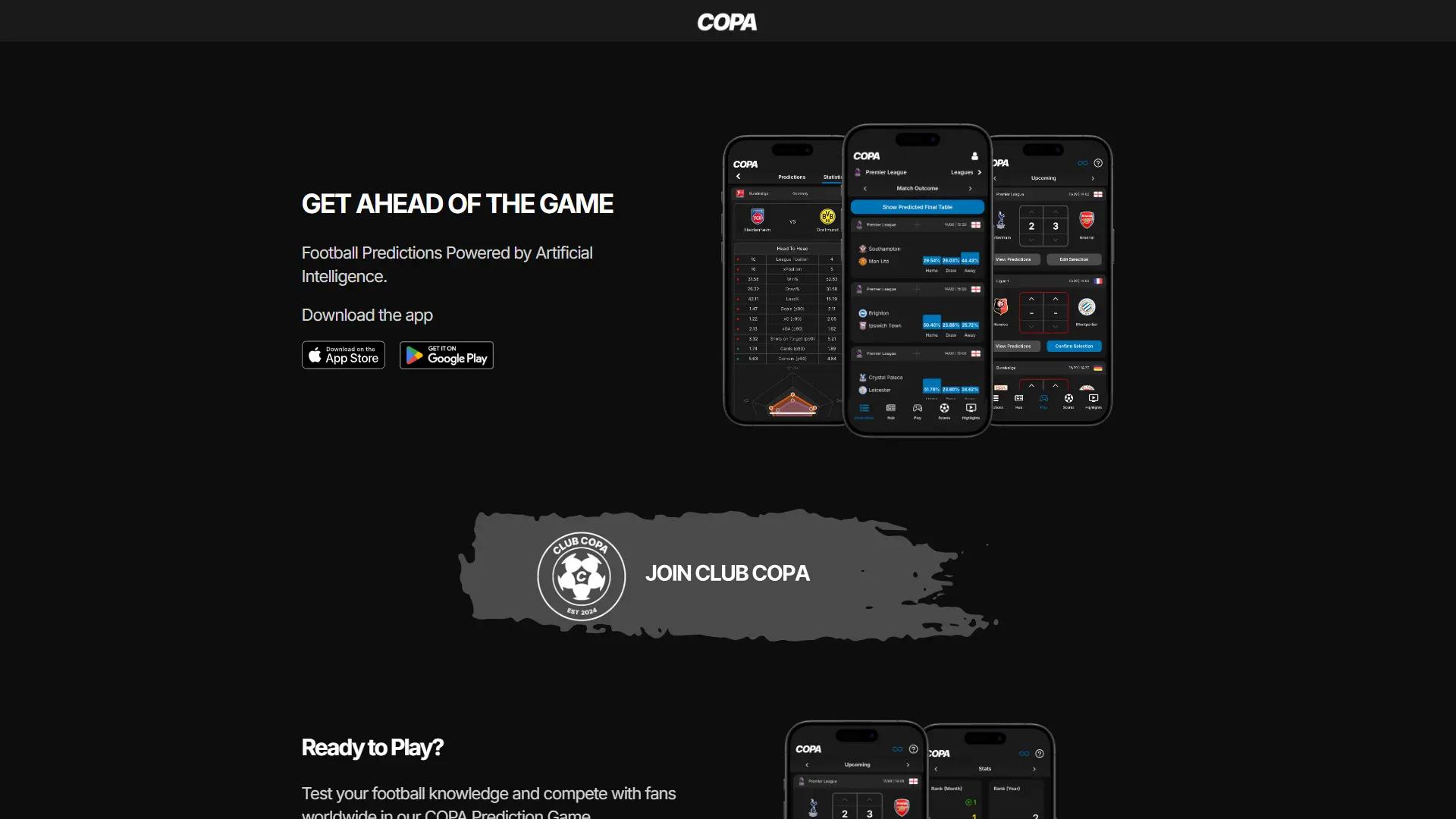 COPA screenshot