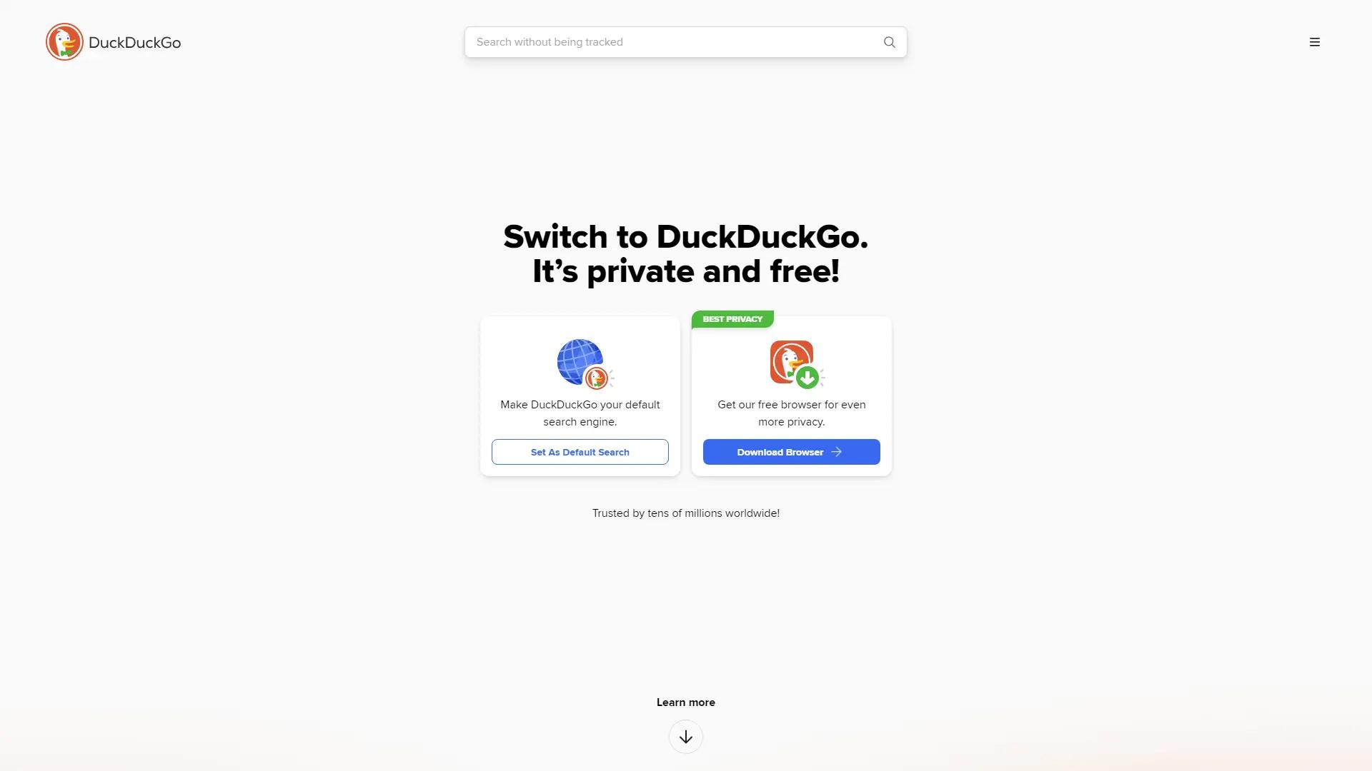DuckDuckGo screenshot