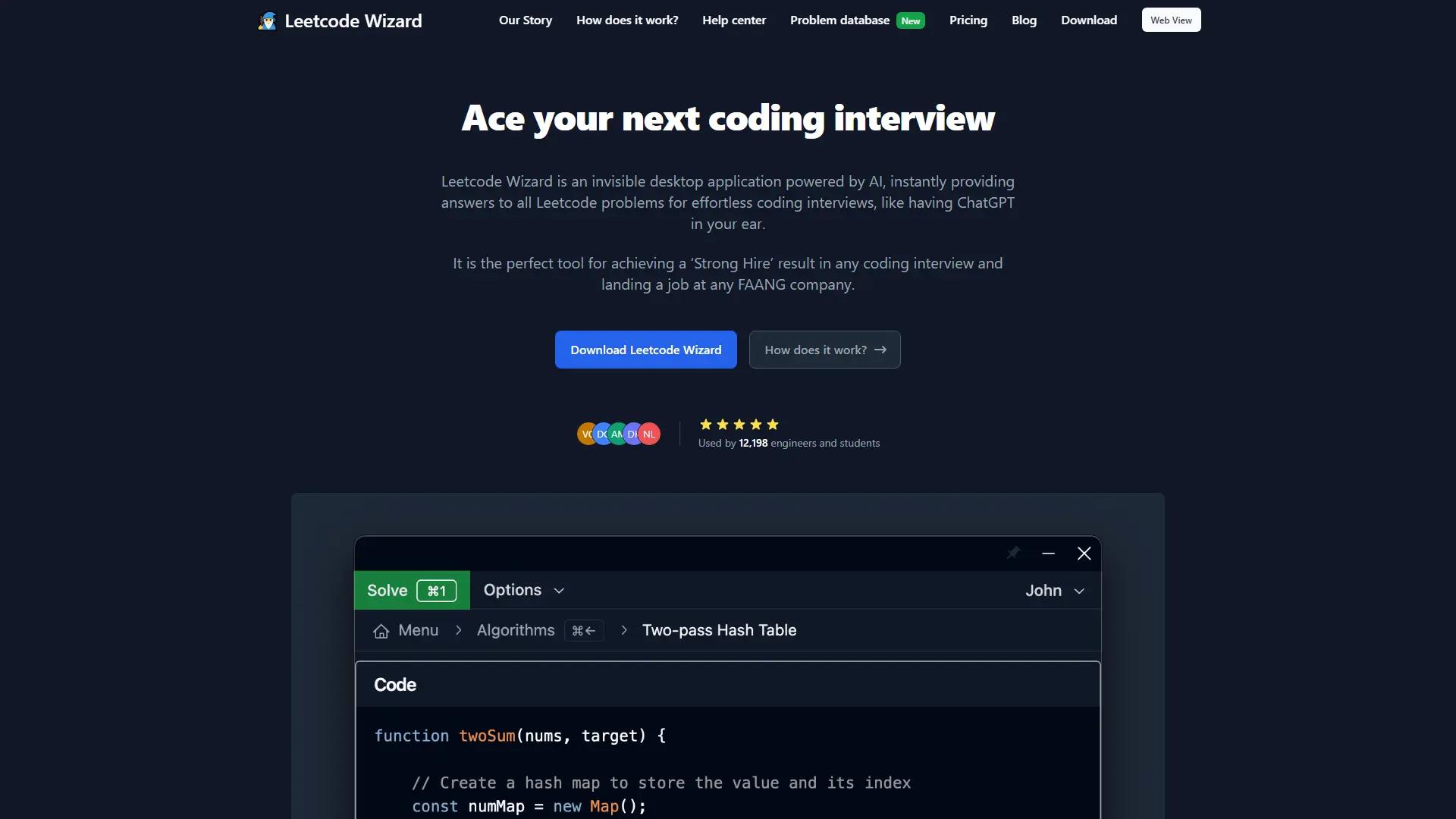 Leetcode Wizard screenshot