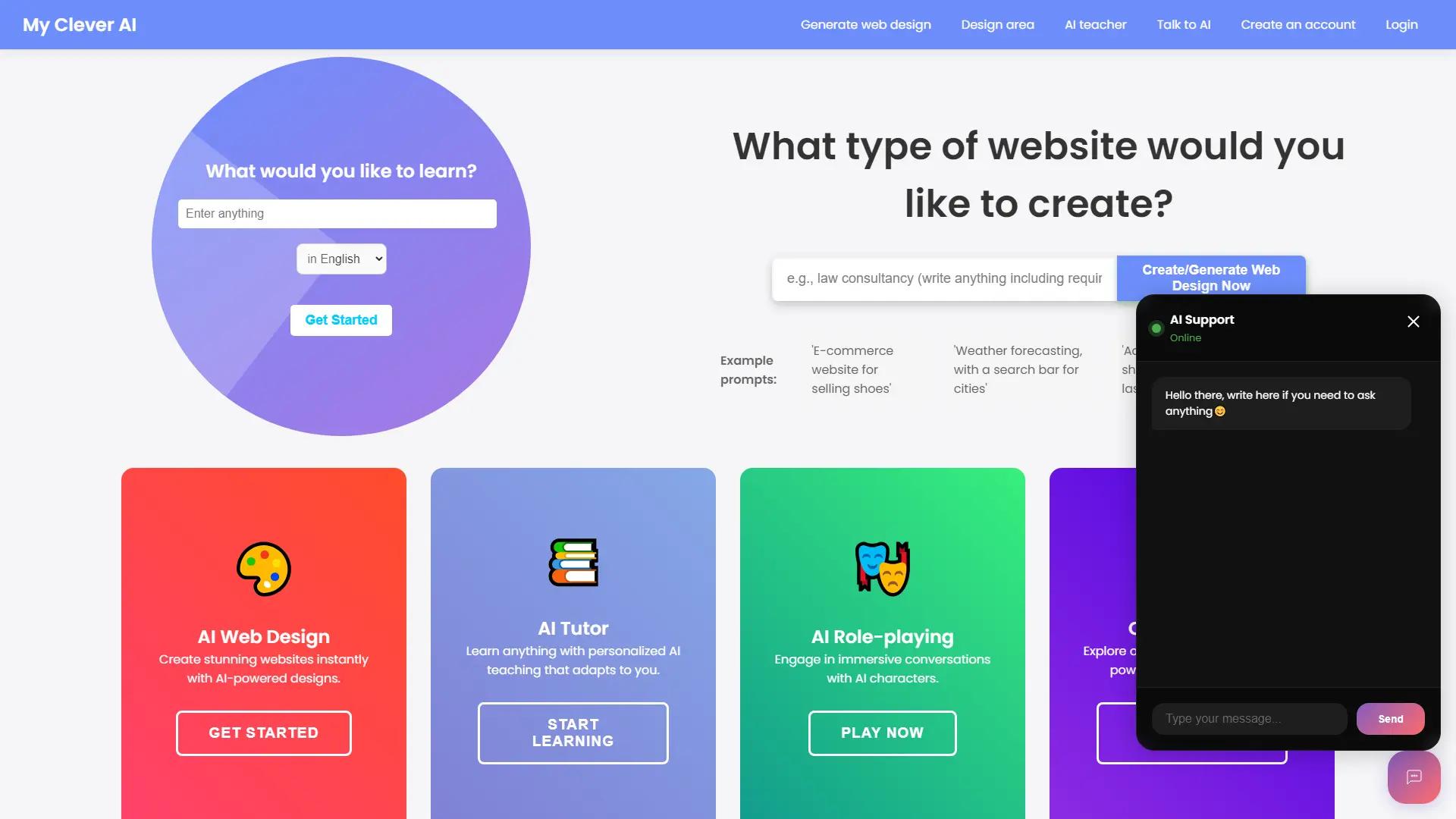 MyCleverAI screenshot