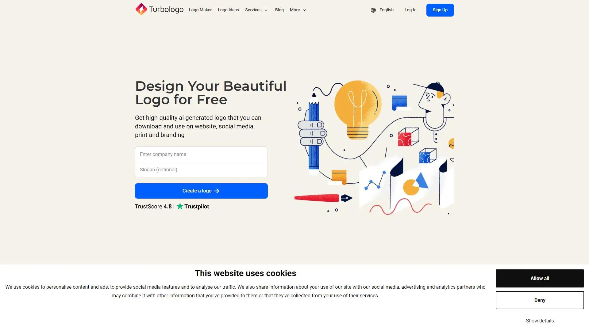 Turbologo screenshot