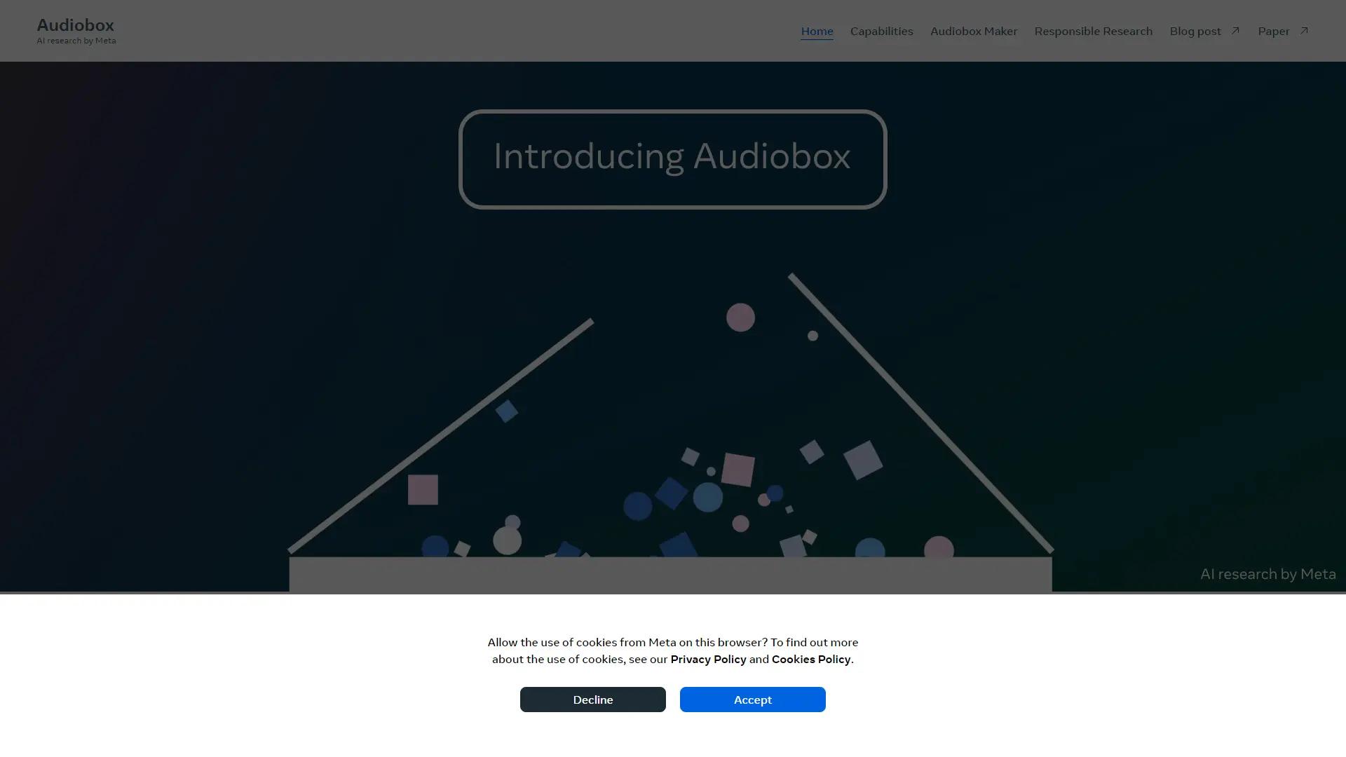 Audiobox By Meta screenshot