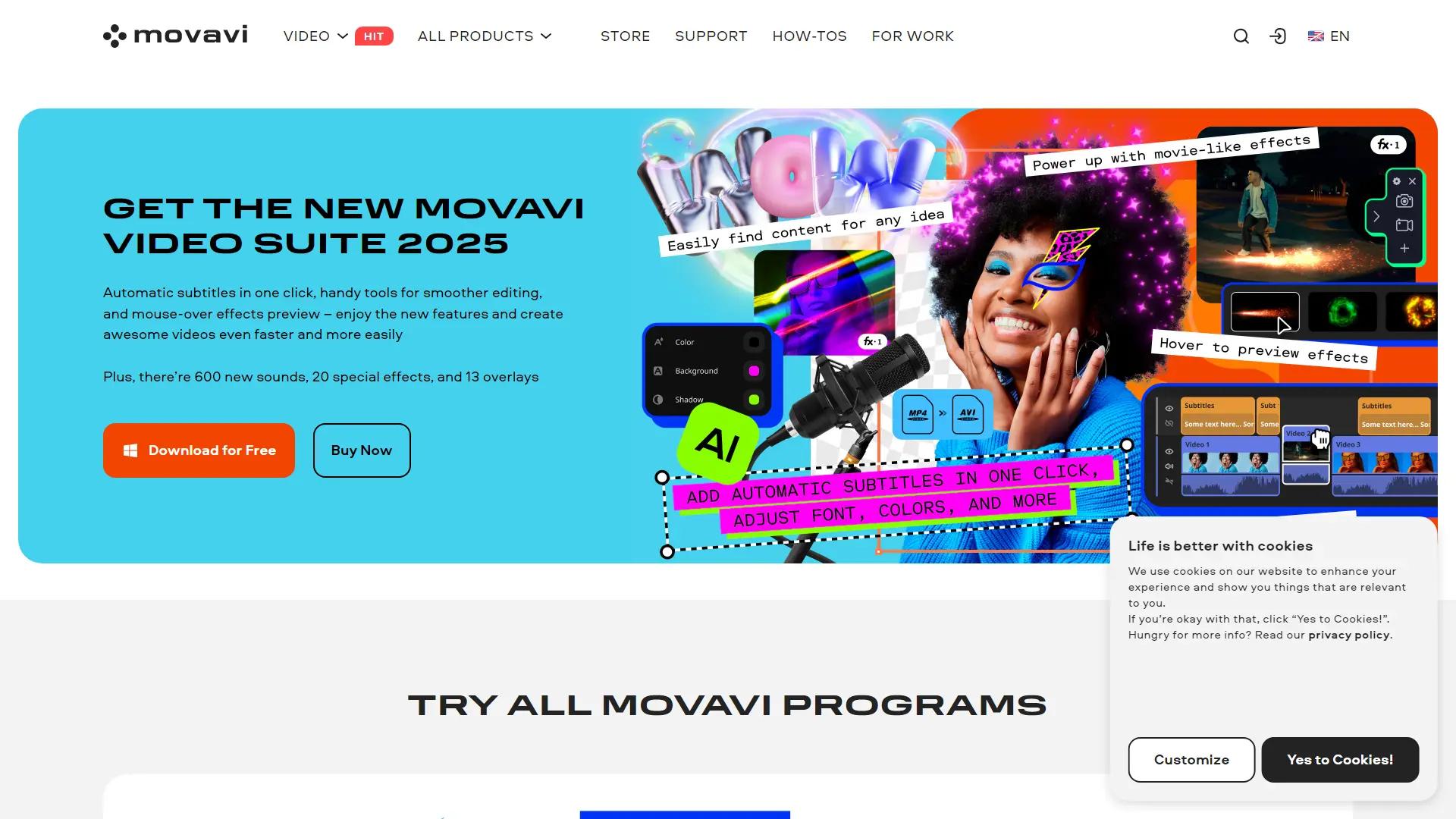 Movavi Video Editor screenshot