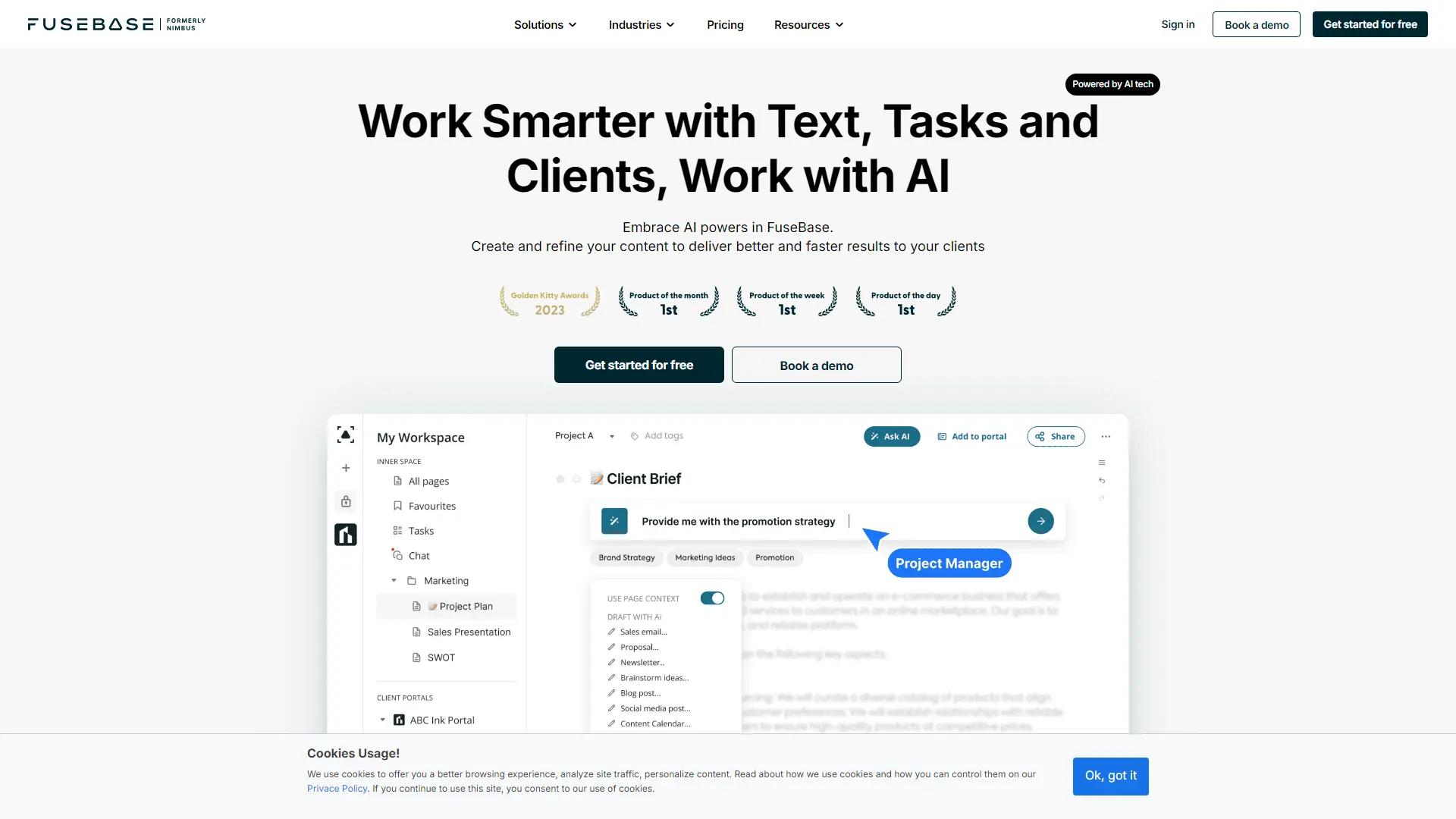 Nimbus AI screenshot