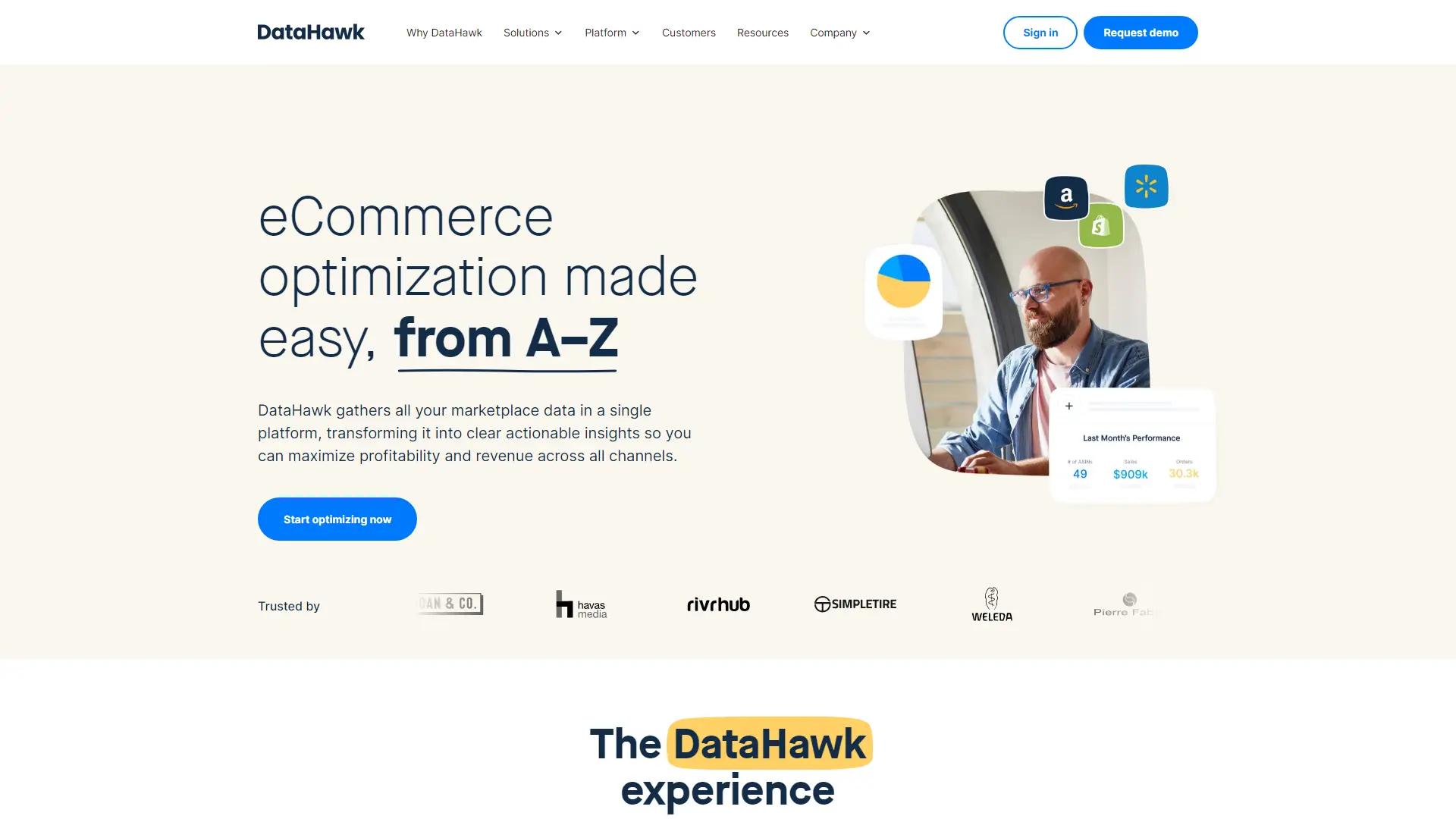 Datahawk.Co screenshot
