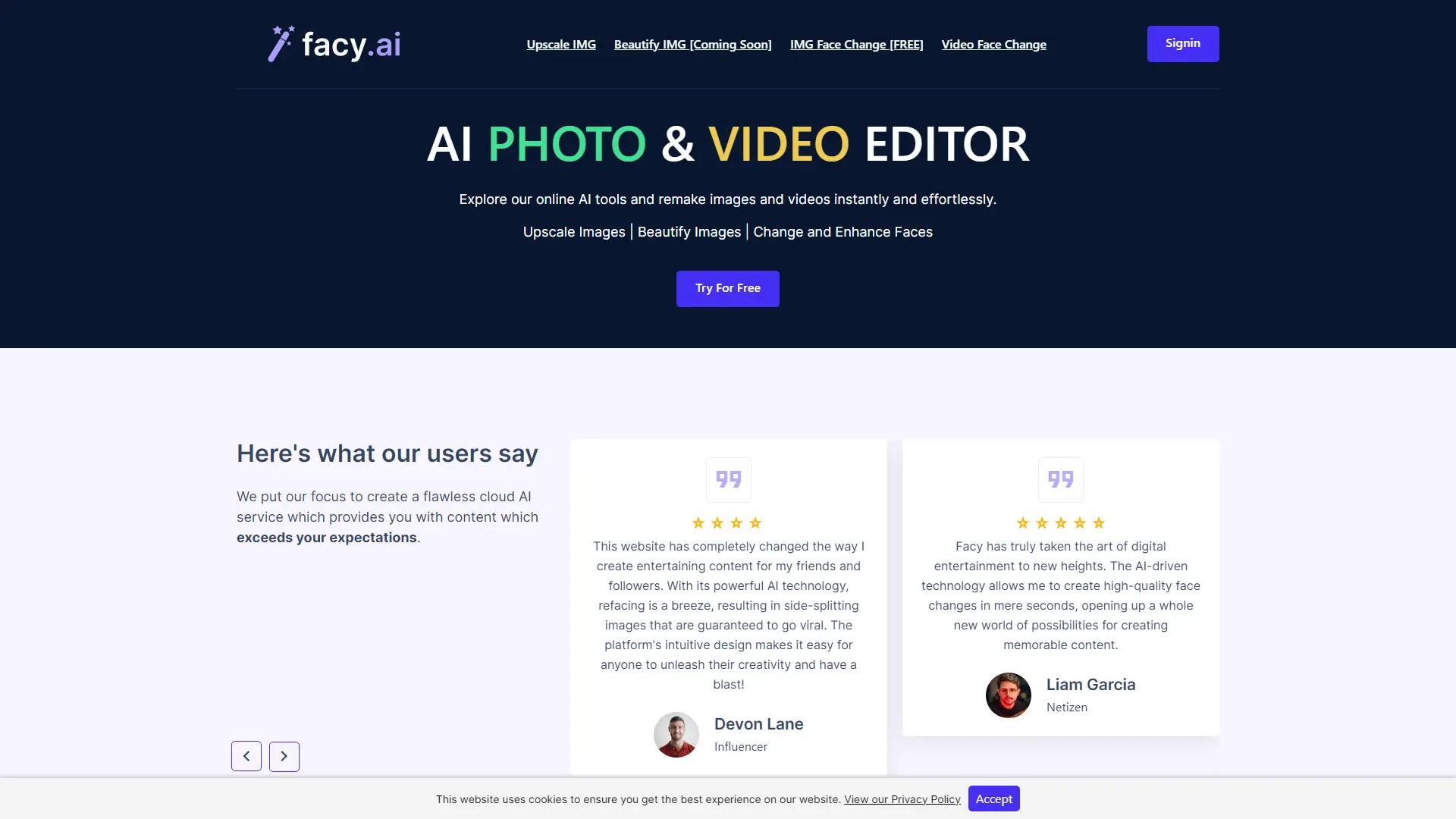 Facy.Ai Face Swap screenshot