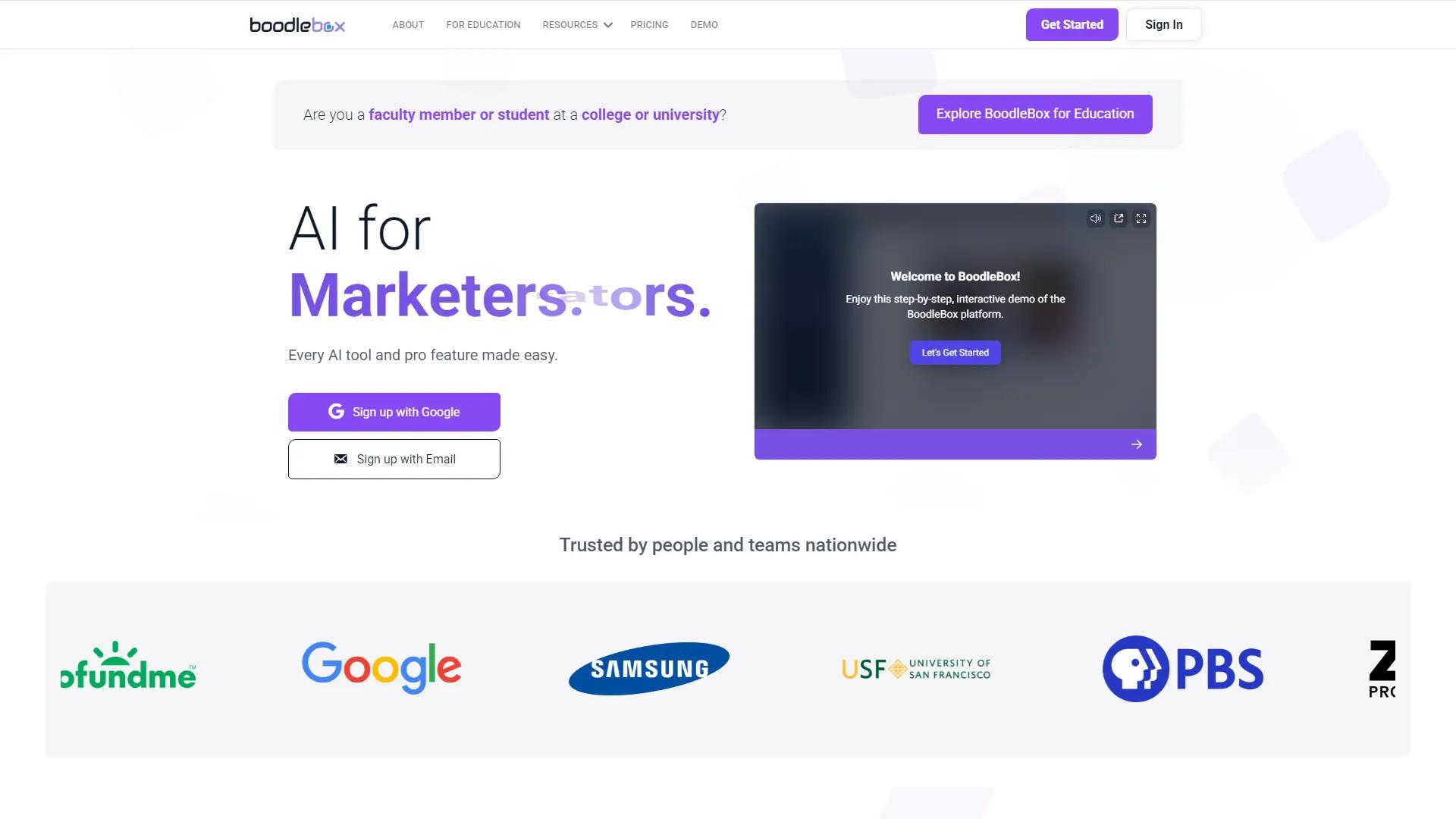 Boodlebox.Ai screenshot