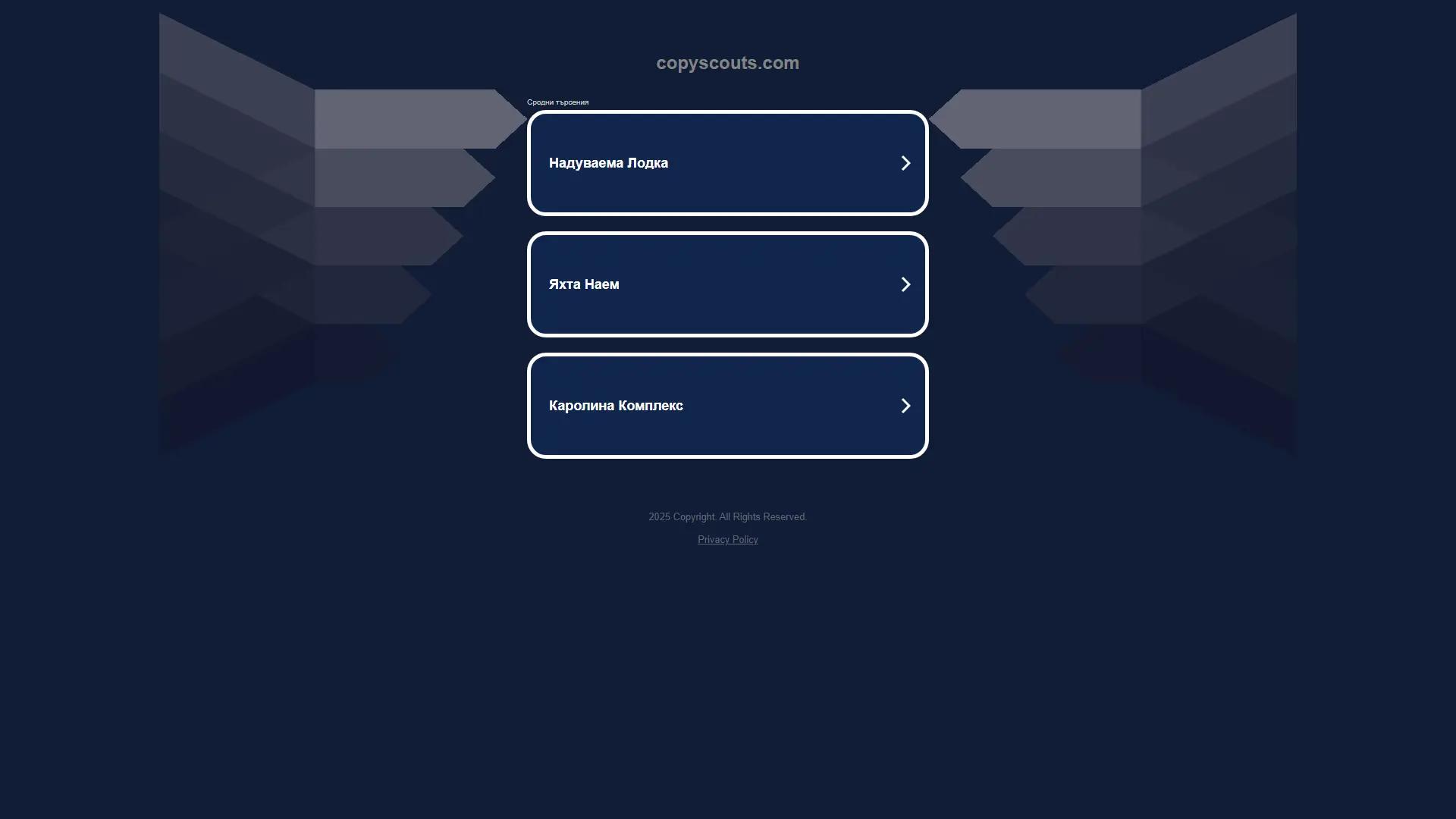 Copyscouts screenshot