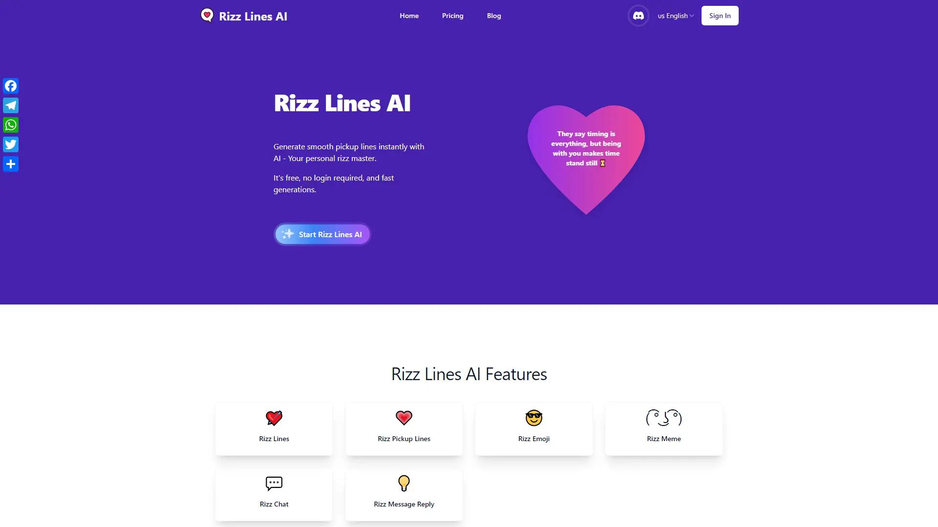 Rizzlines.App screenshot