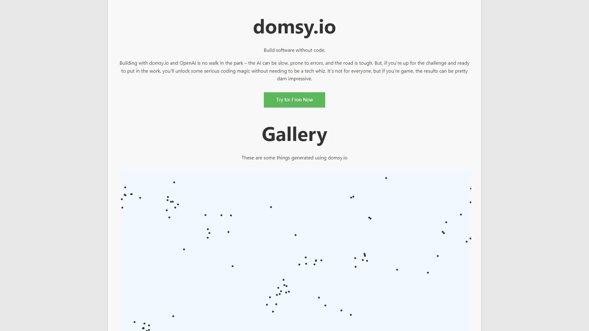 DOMSY.IO screenshot