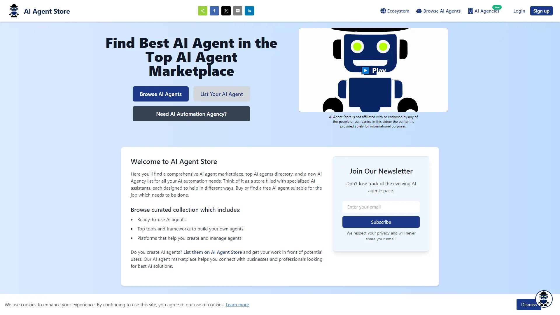 AI Agent Store screenshot