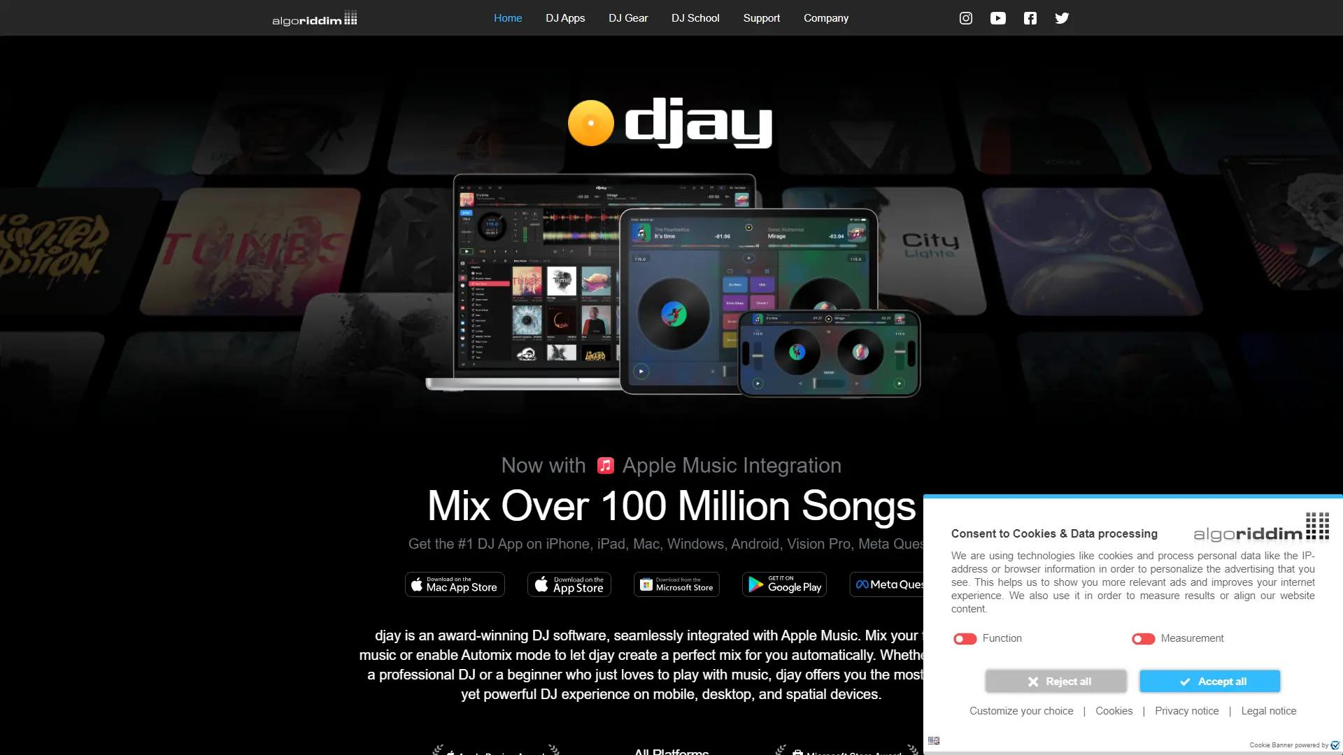 Algoriddim DJ screenshot