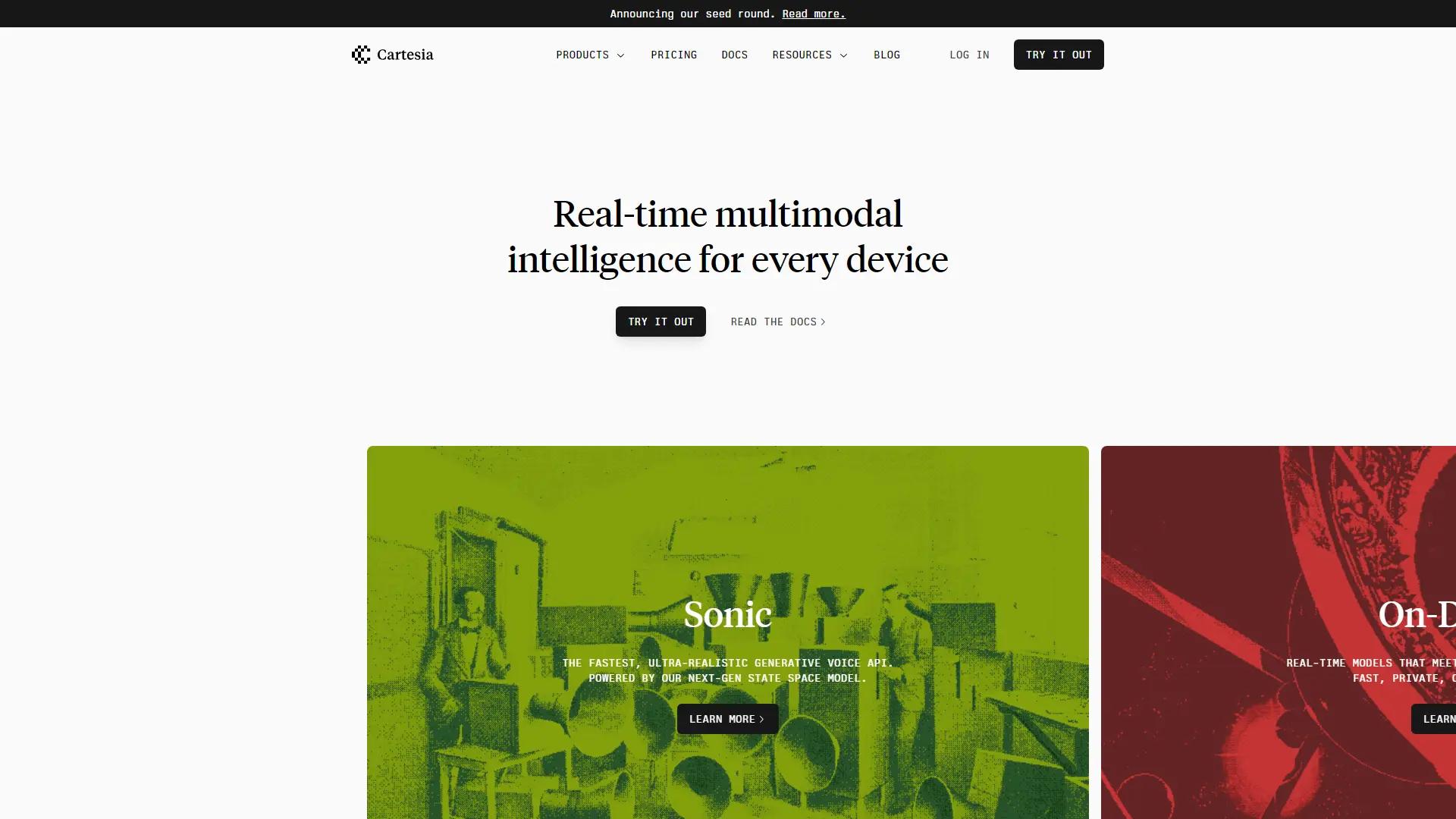 Cartesia.Ai screenshot