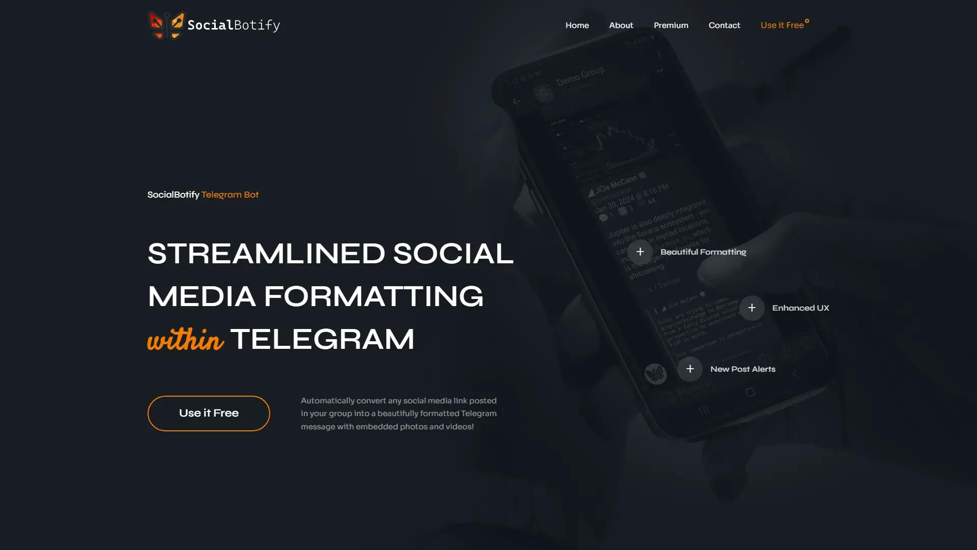 SocialBotify screenshot