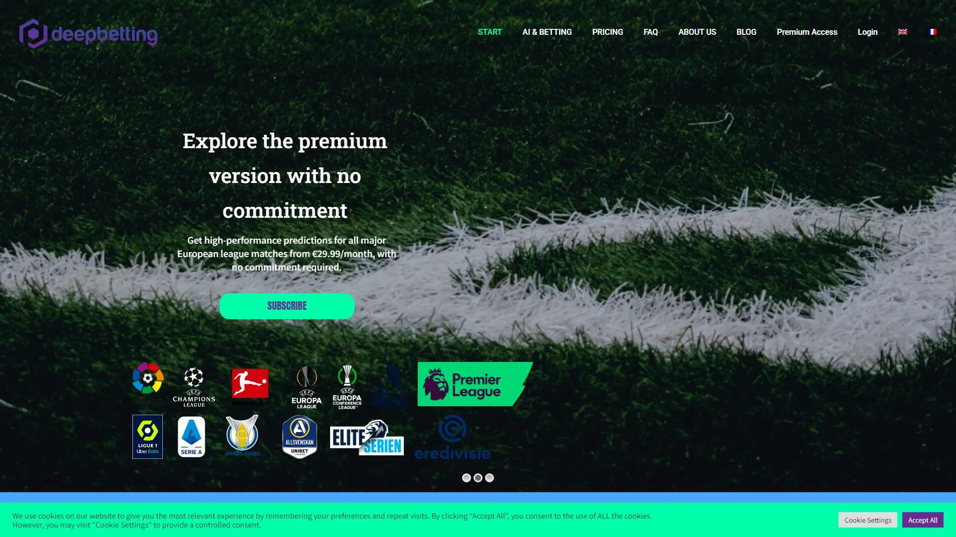 Deepbetting.Io screenshot