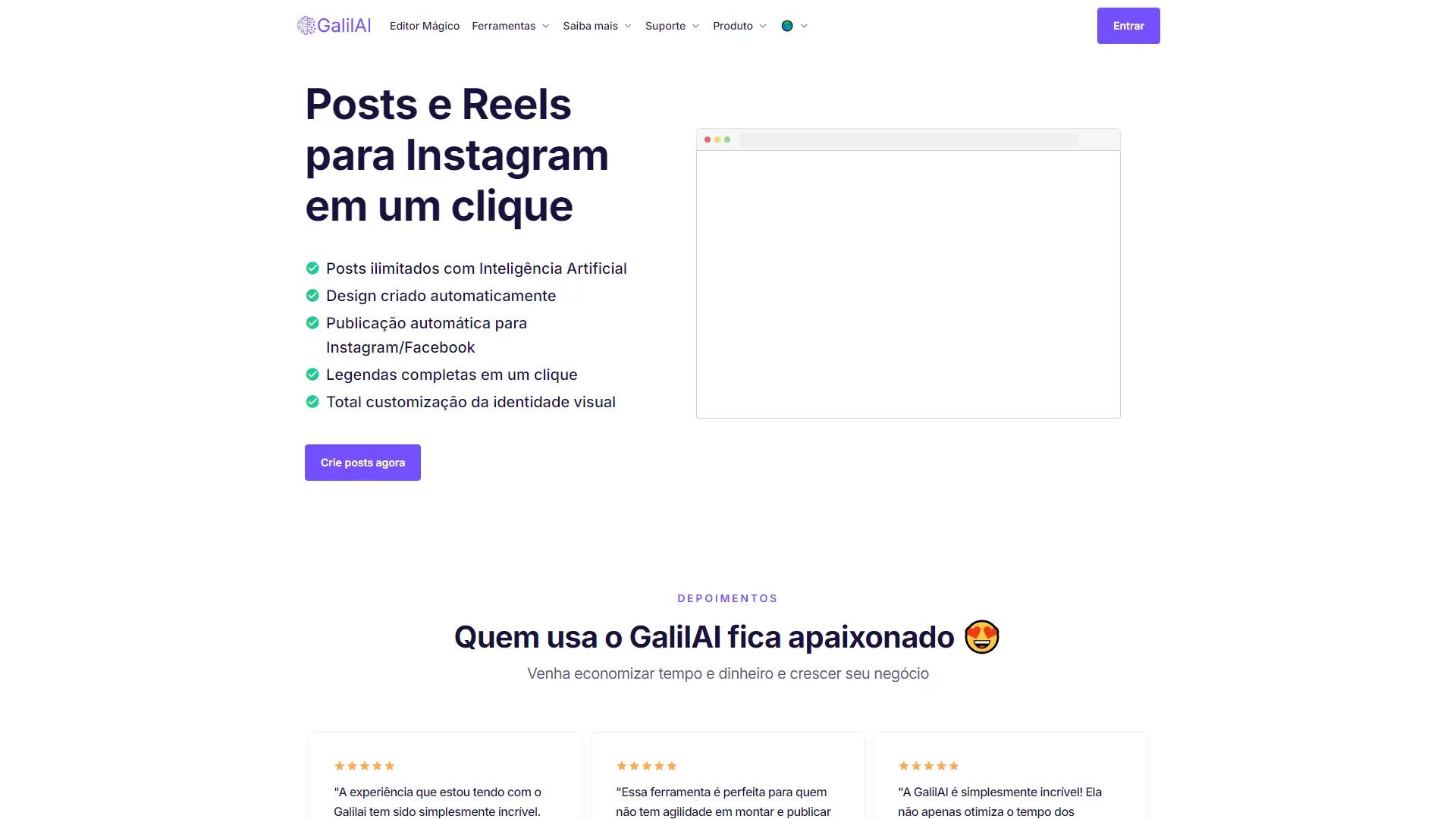 Galilai.Br screenshot