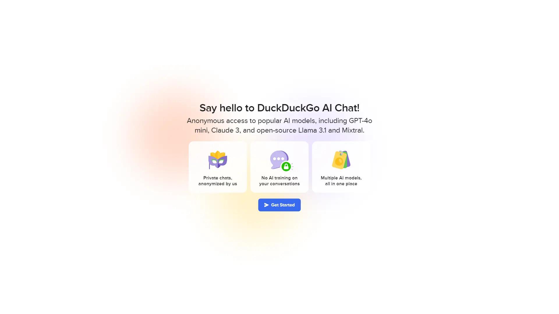 Duck.Ai Chat screenshot