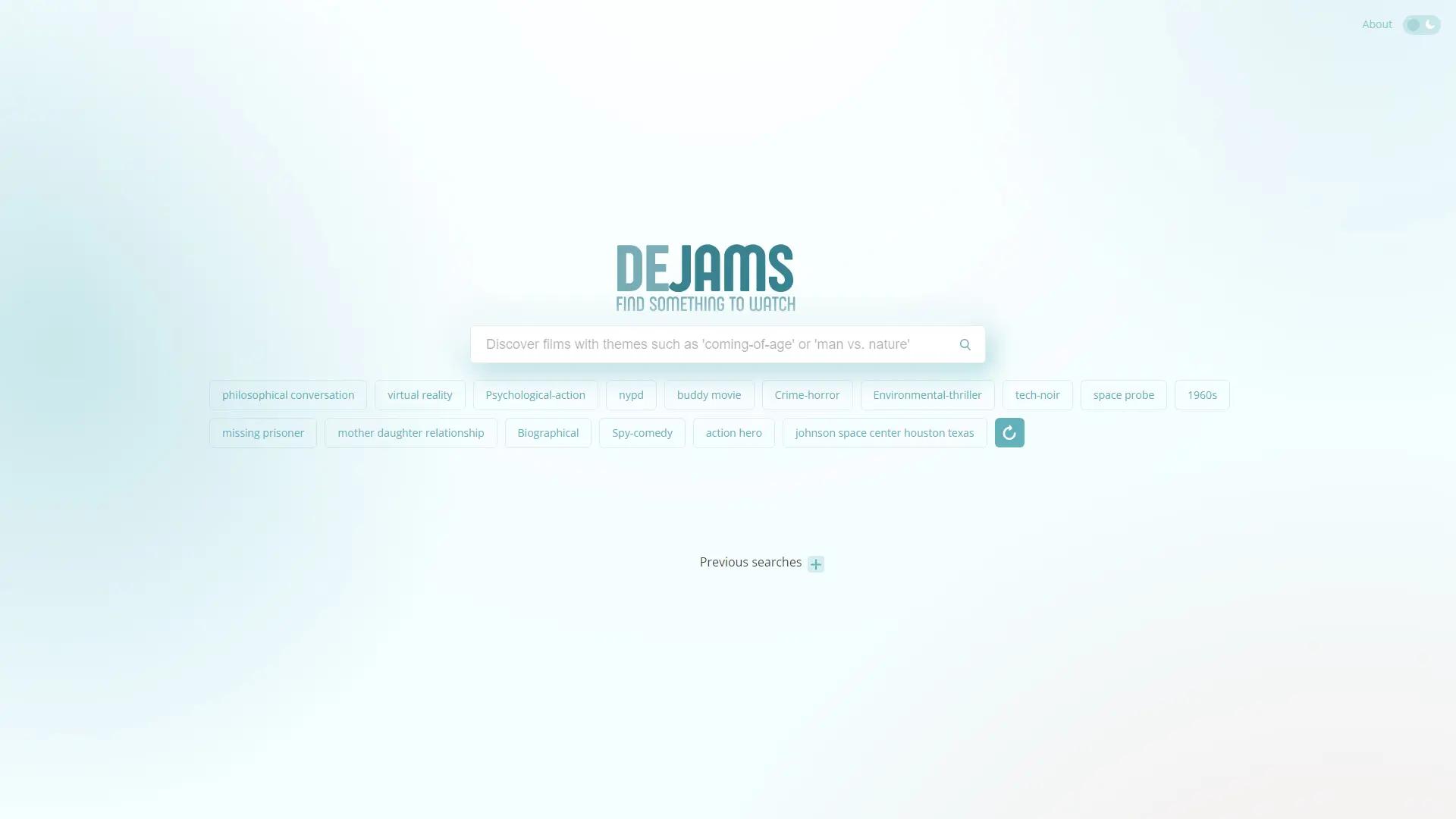 Dejams - Movies Search Engine screenshot