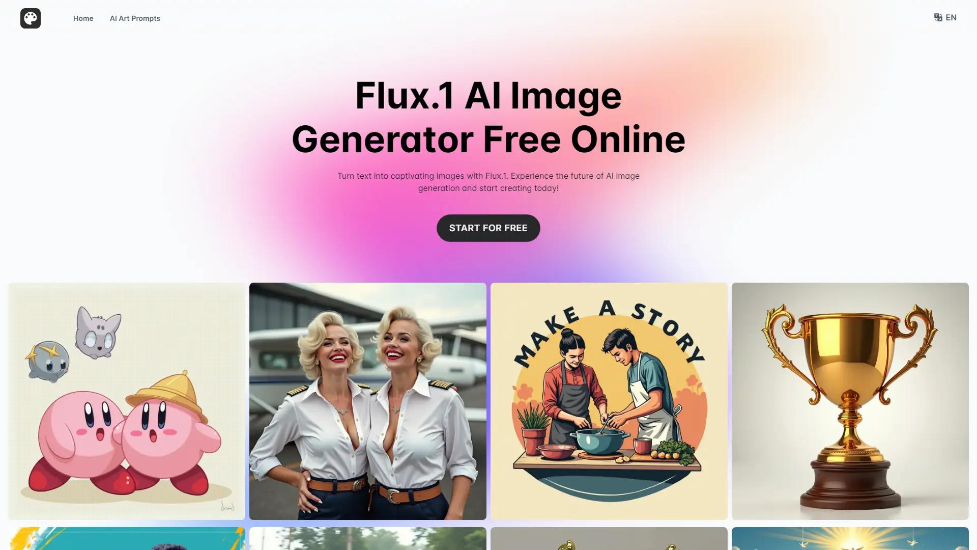 FluxAI.Art screenshot