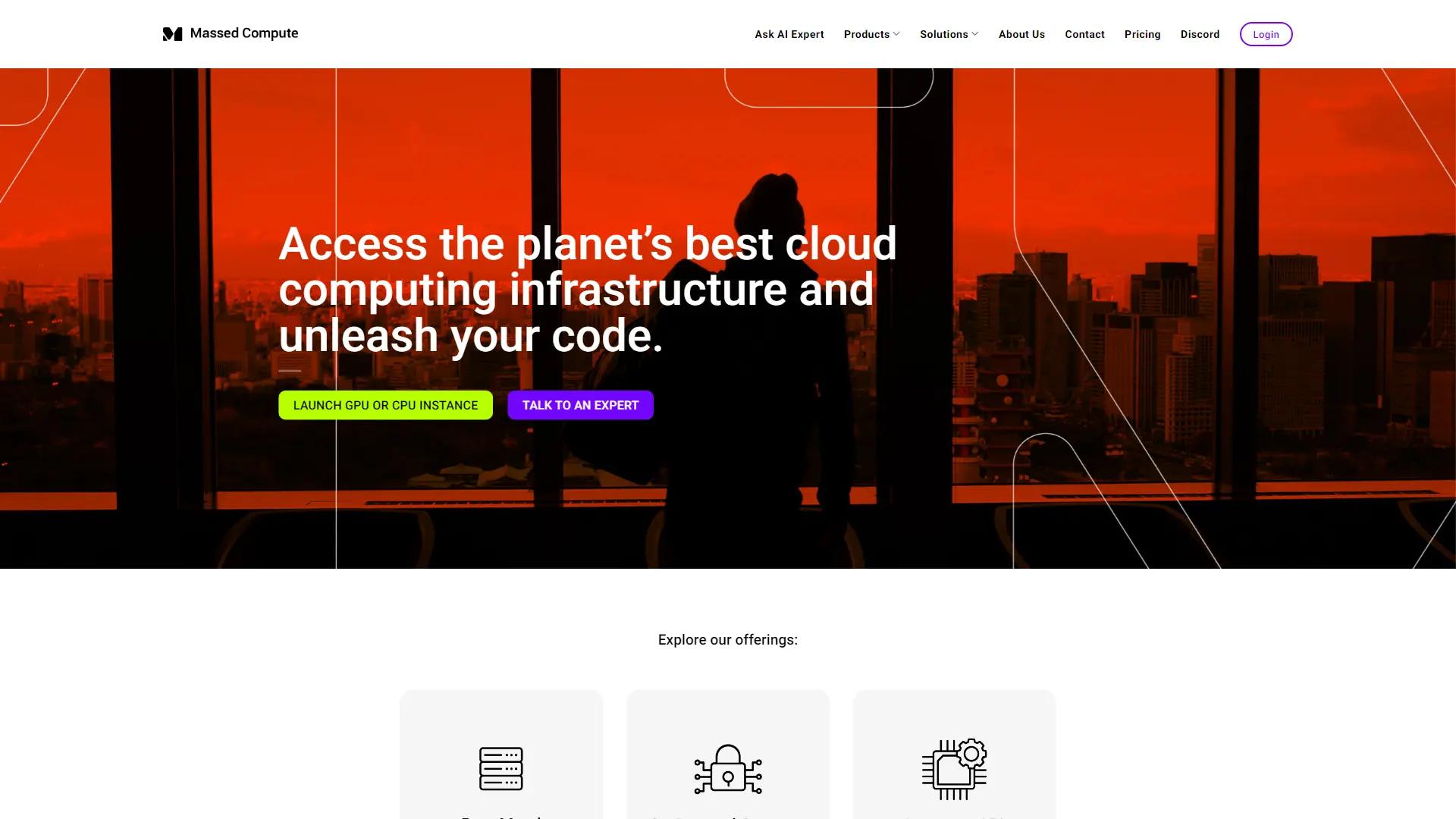 Massedcompute screenshot