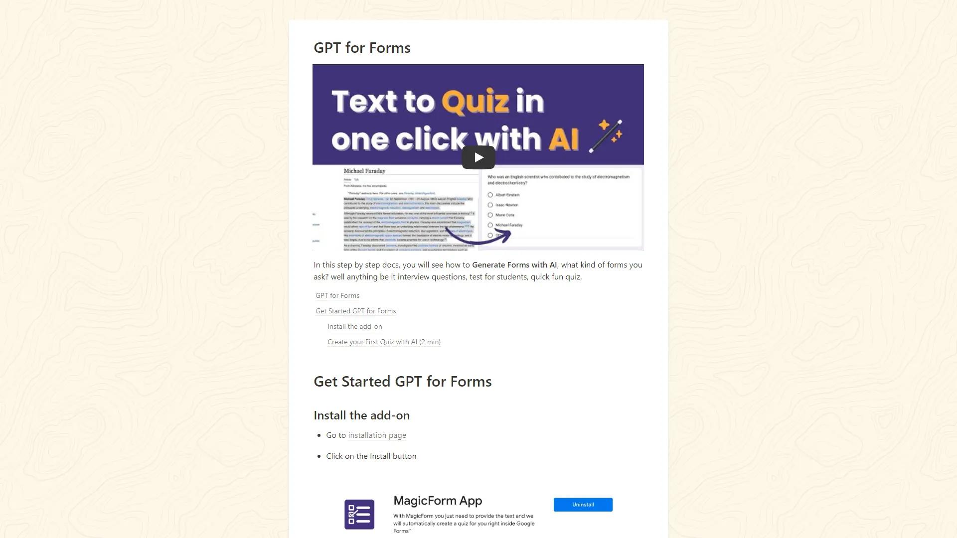 GPT For Forms screenshot