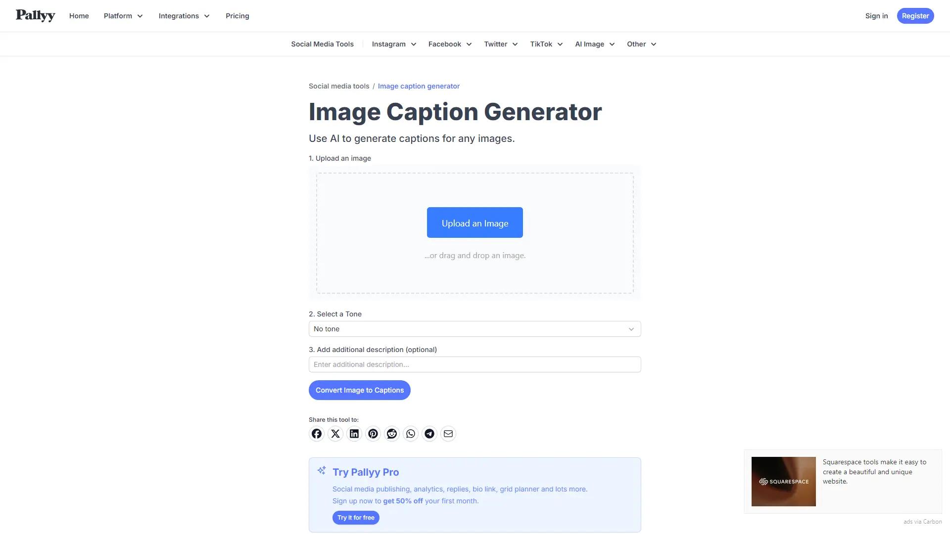 Image To Caption screenshot