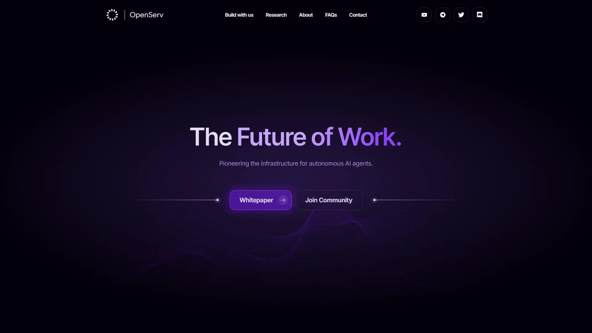 Openserv screenshot