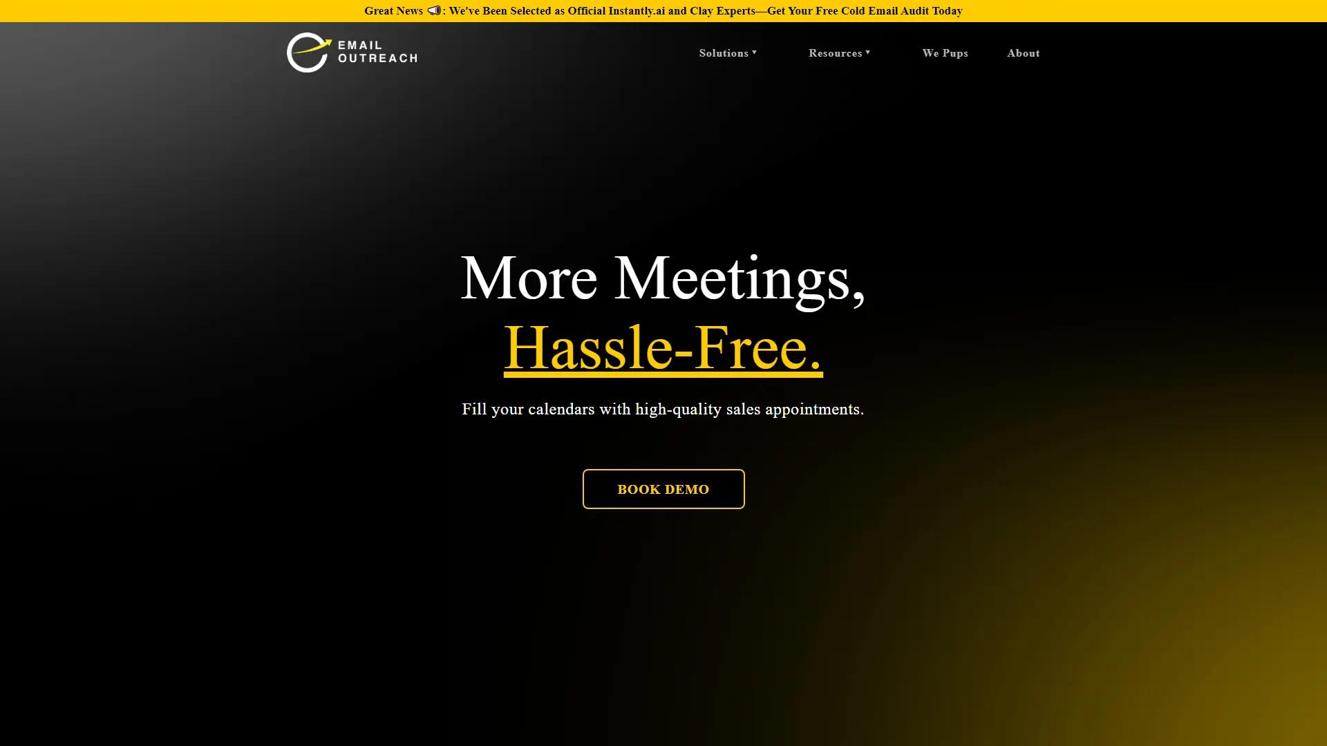 Email Outreach screenshot